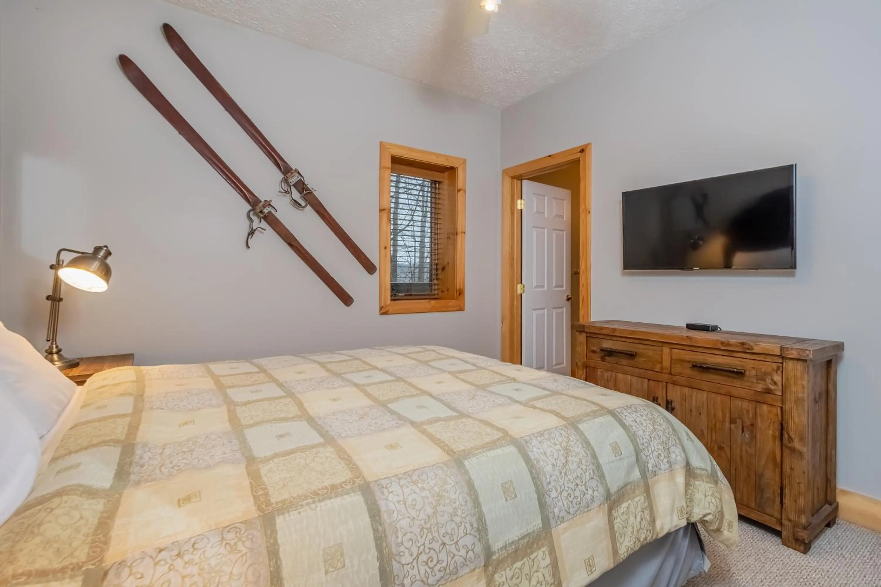 Bed in High Country Home