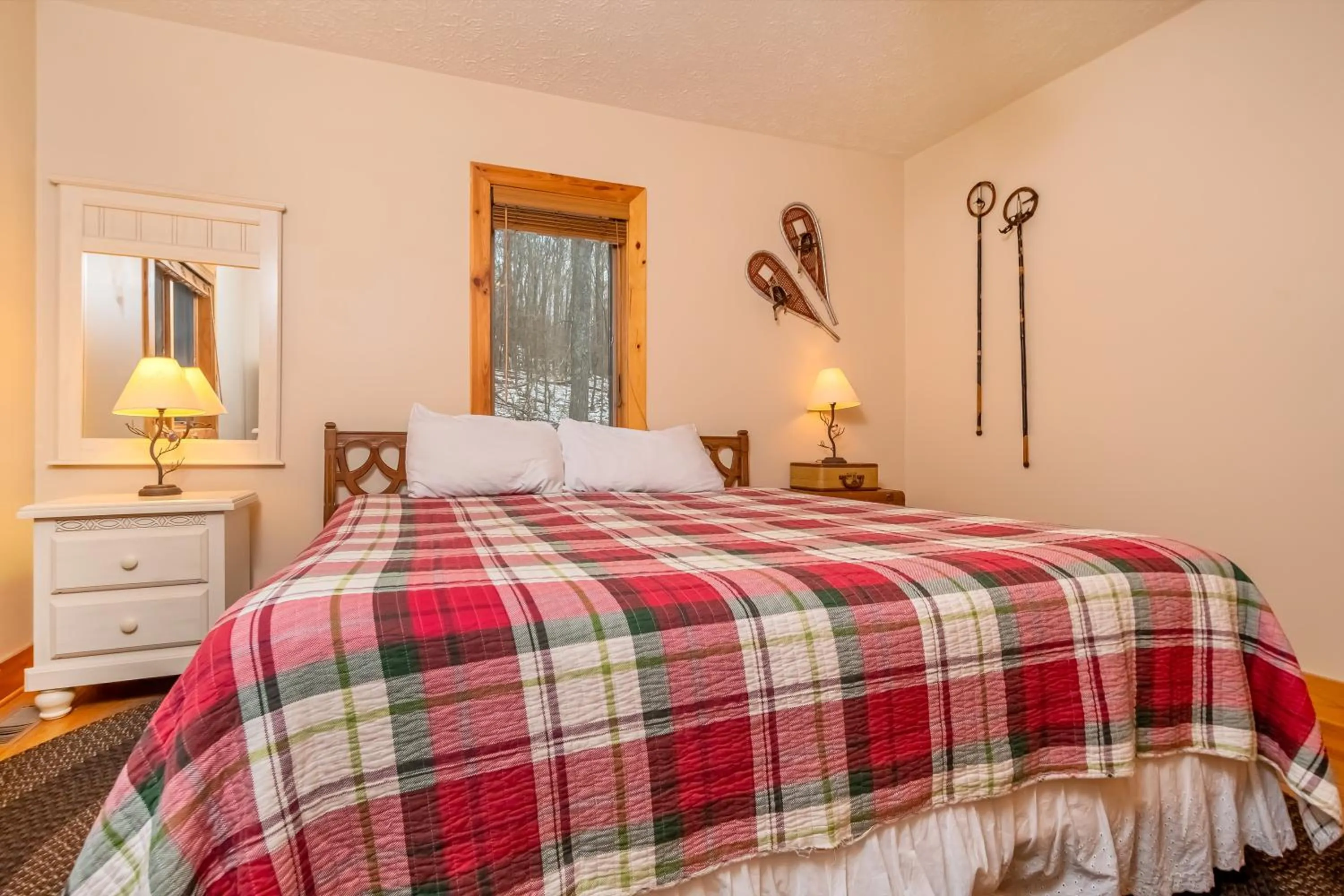 Bed in High Country Home