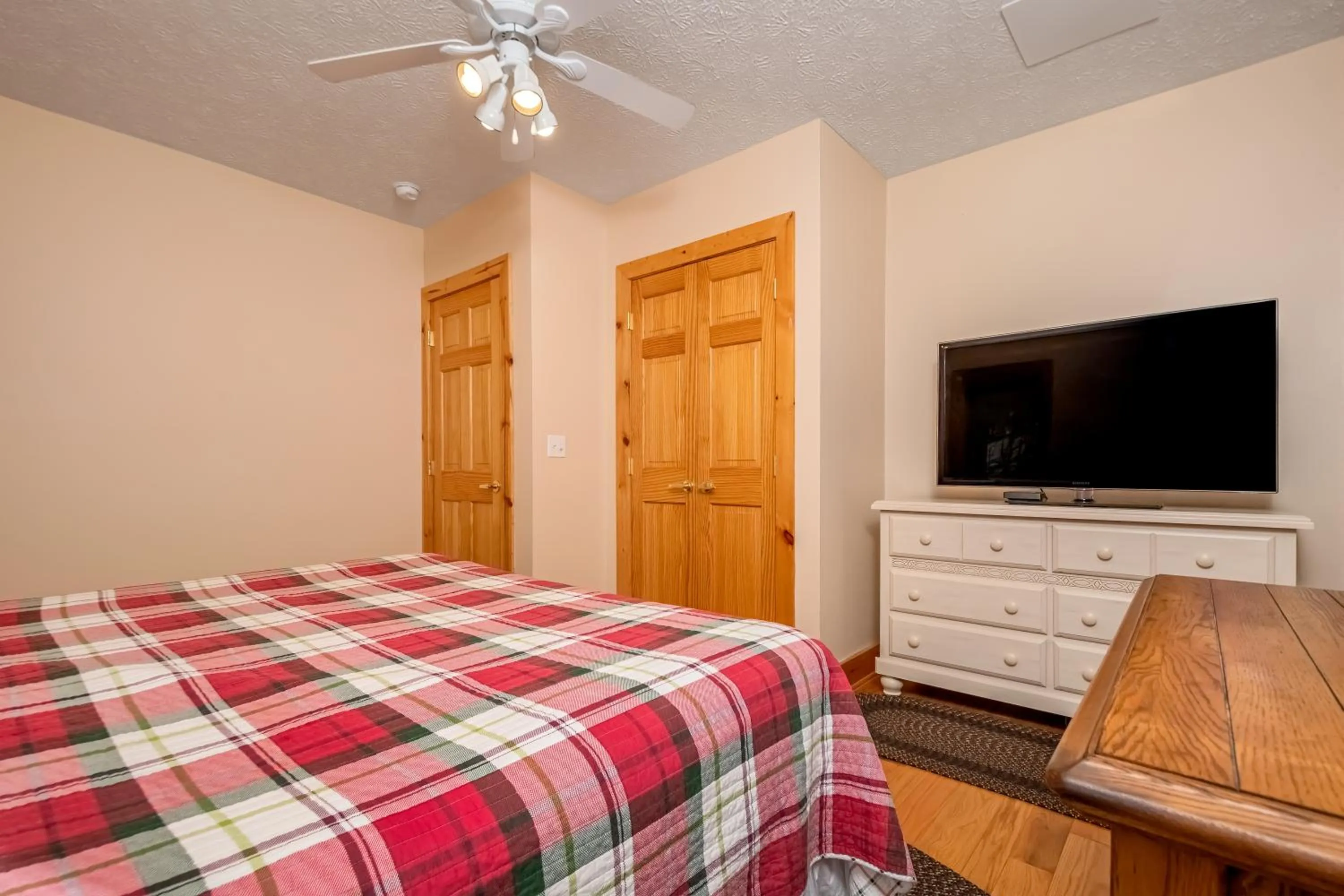 Bed in High Country Home