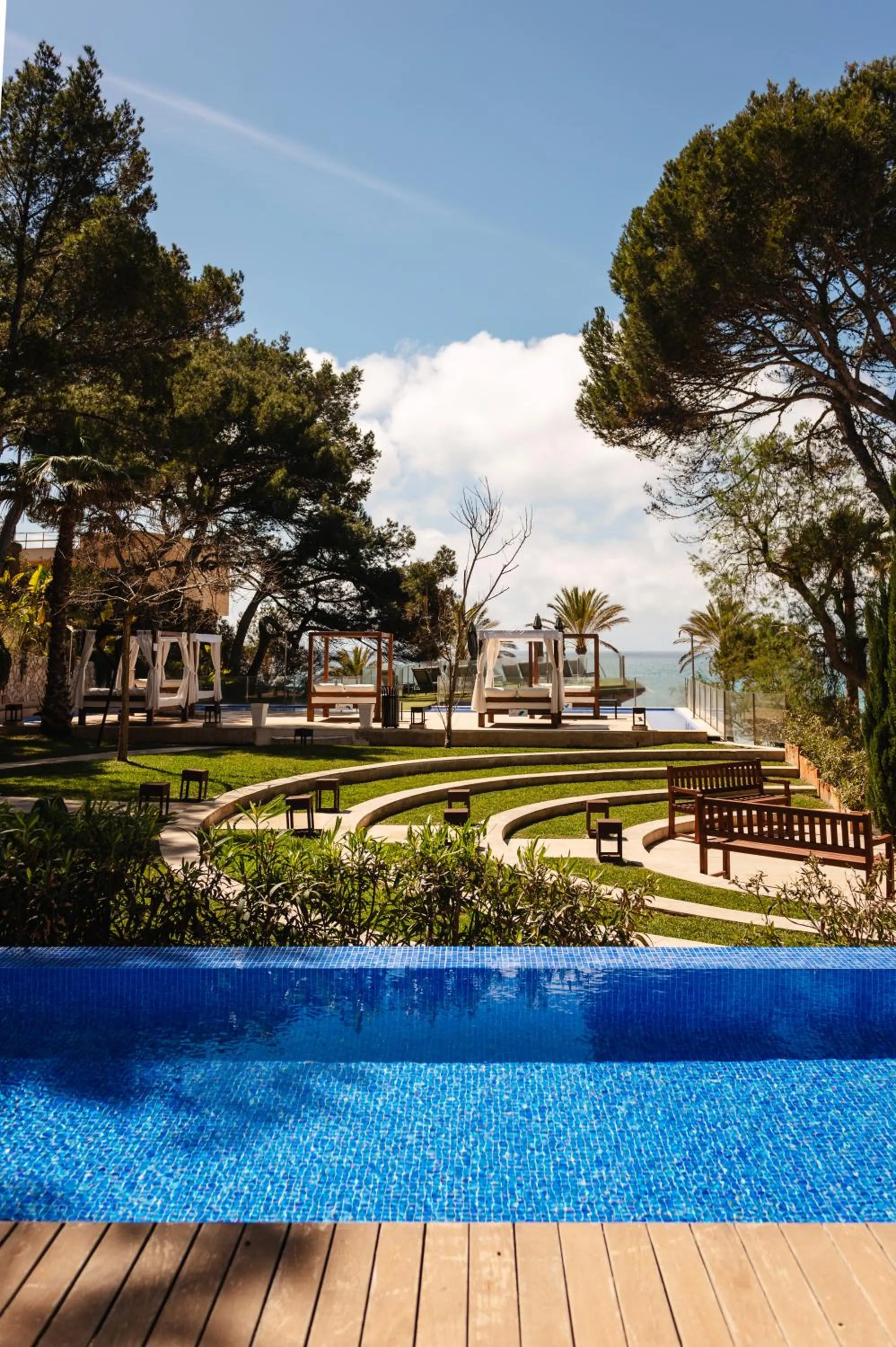 Garden view in Secrets Mallorca Villamil Resort & Spa - Adults Only (+18)