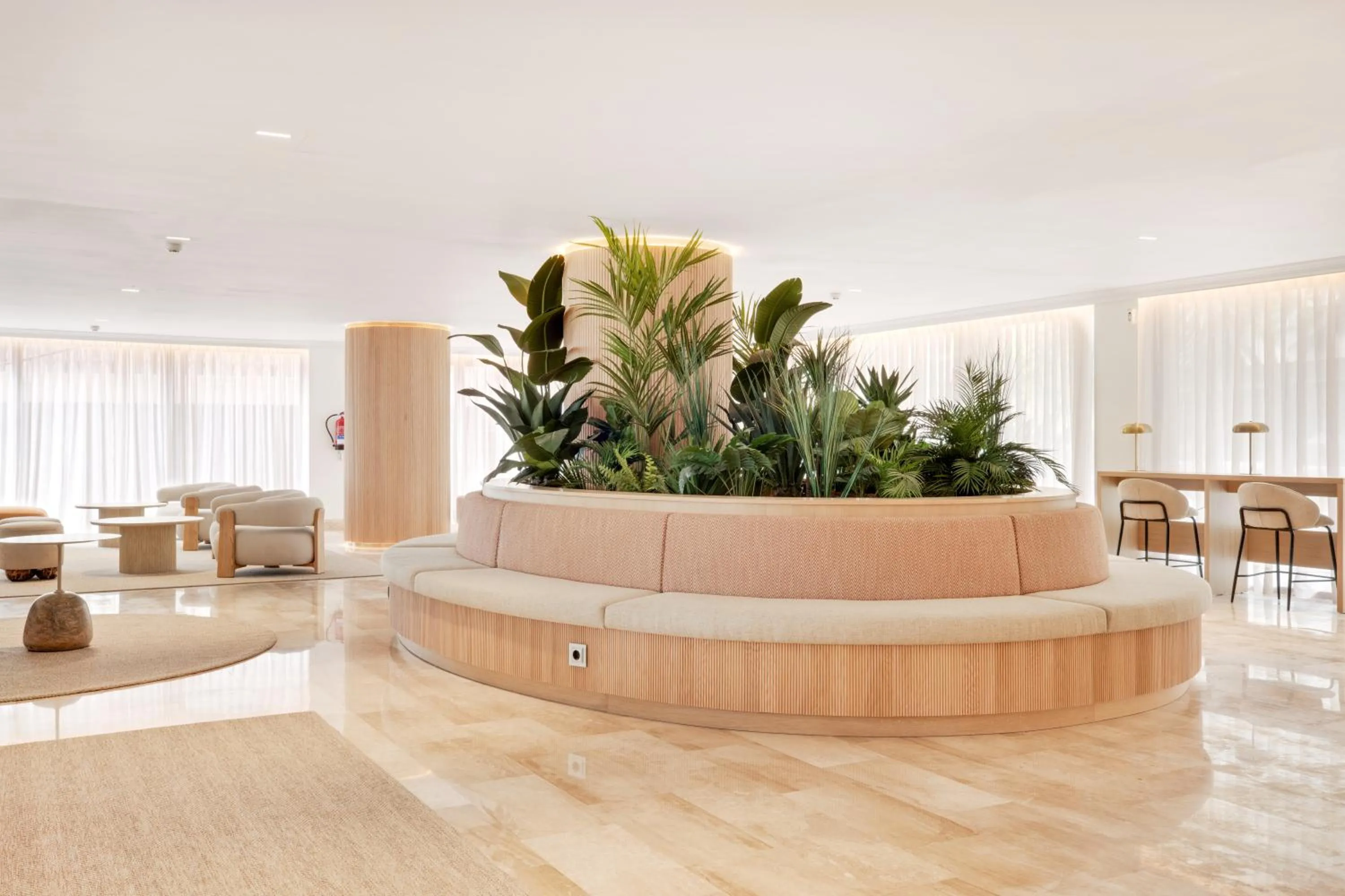 Seating area in Hotel Ipanema Beach