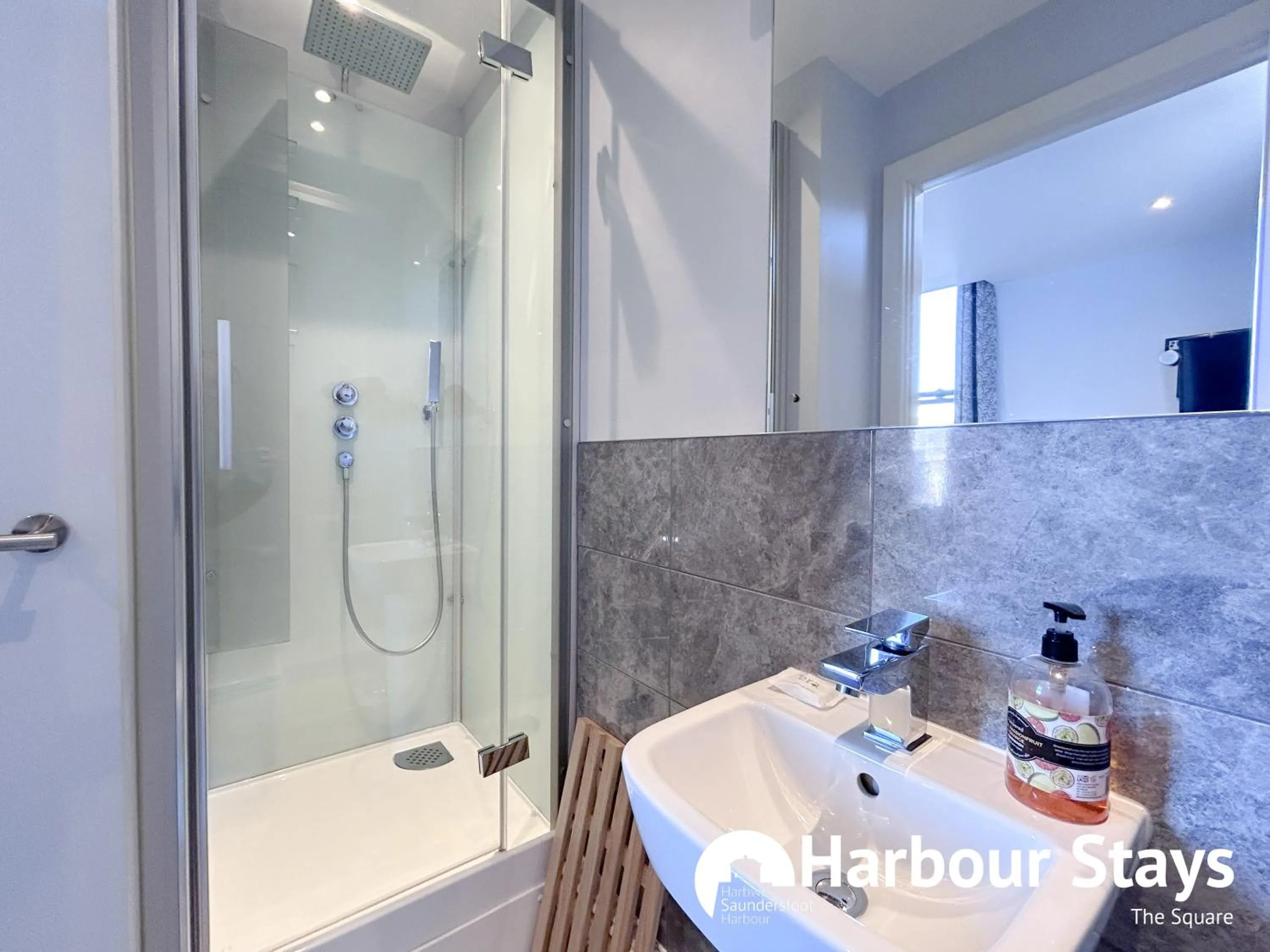 Bathroom in Harbour Stays at Ocean Square