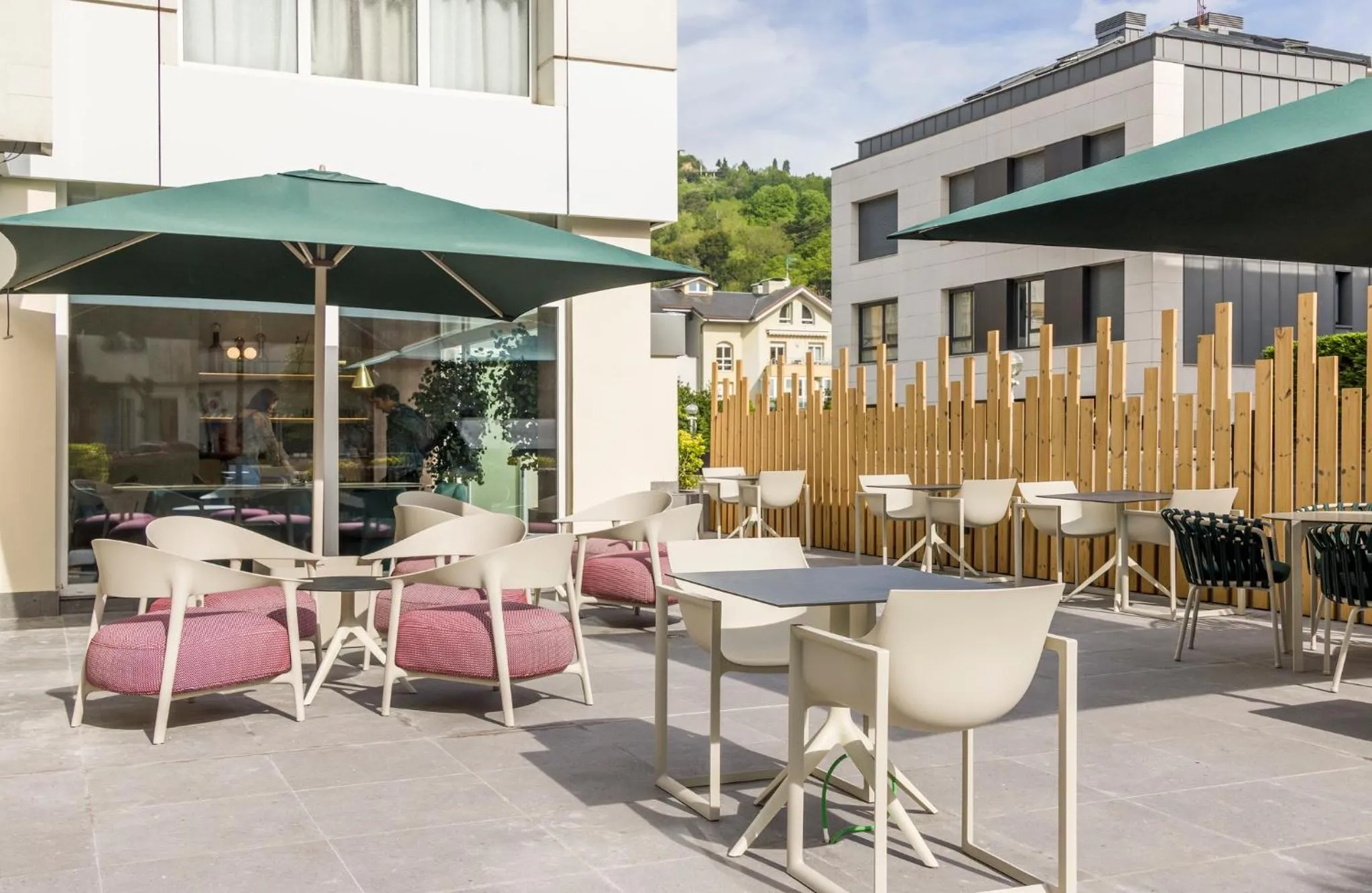 Balcony/Terrace in Hotel Ilunion San Sebastián
