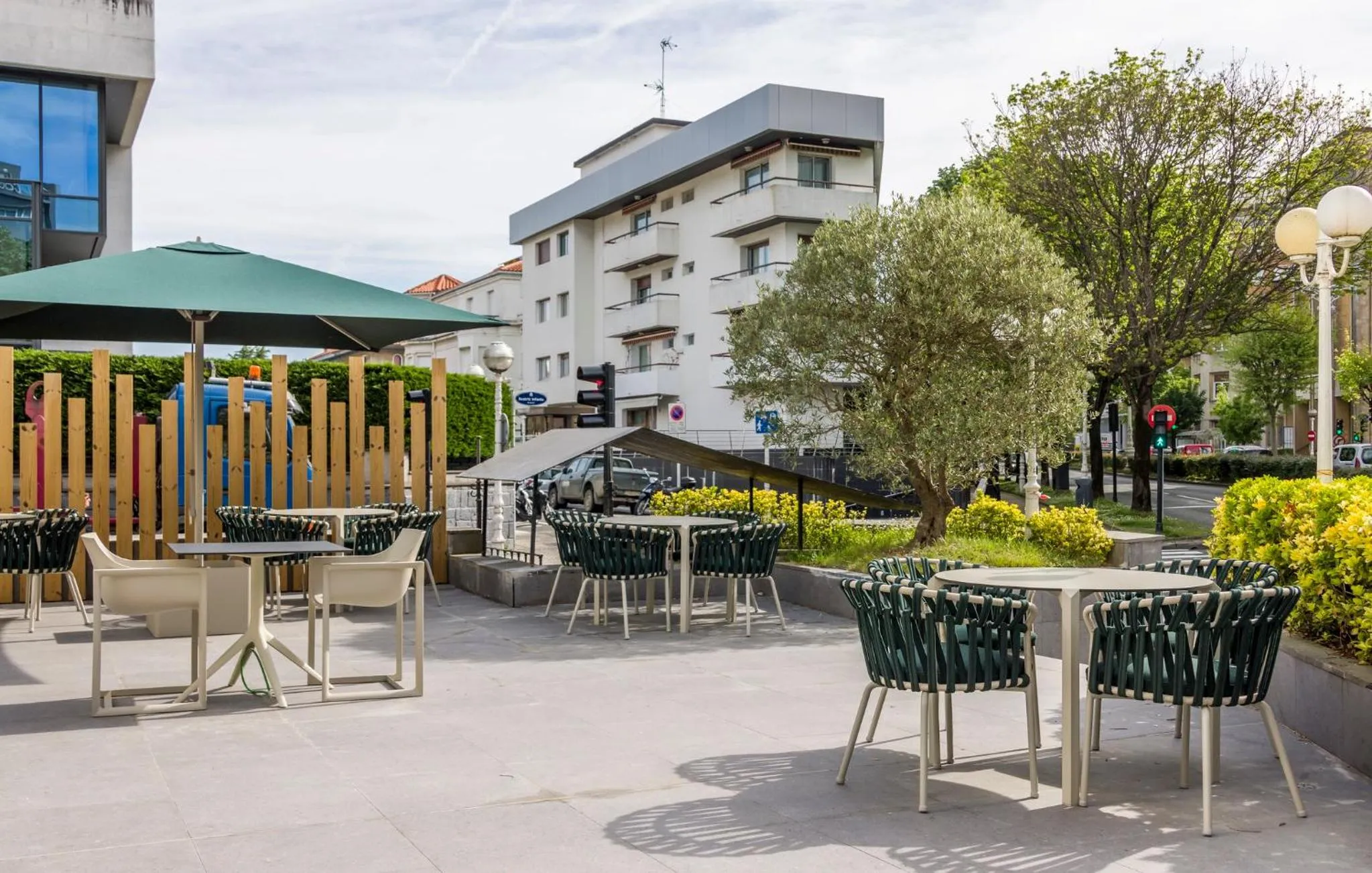 Balcony/Terrace in Hotel Ilunion San Sebastián