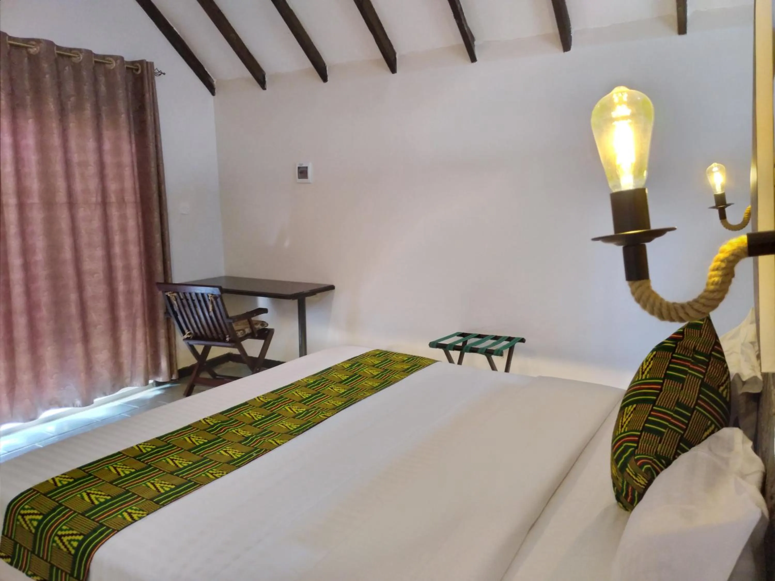 Bed in Outback Kenya Lodge