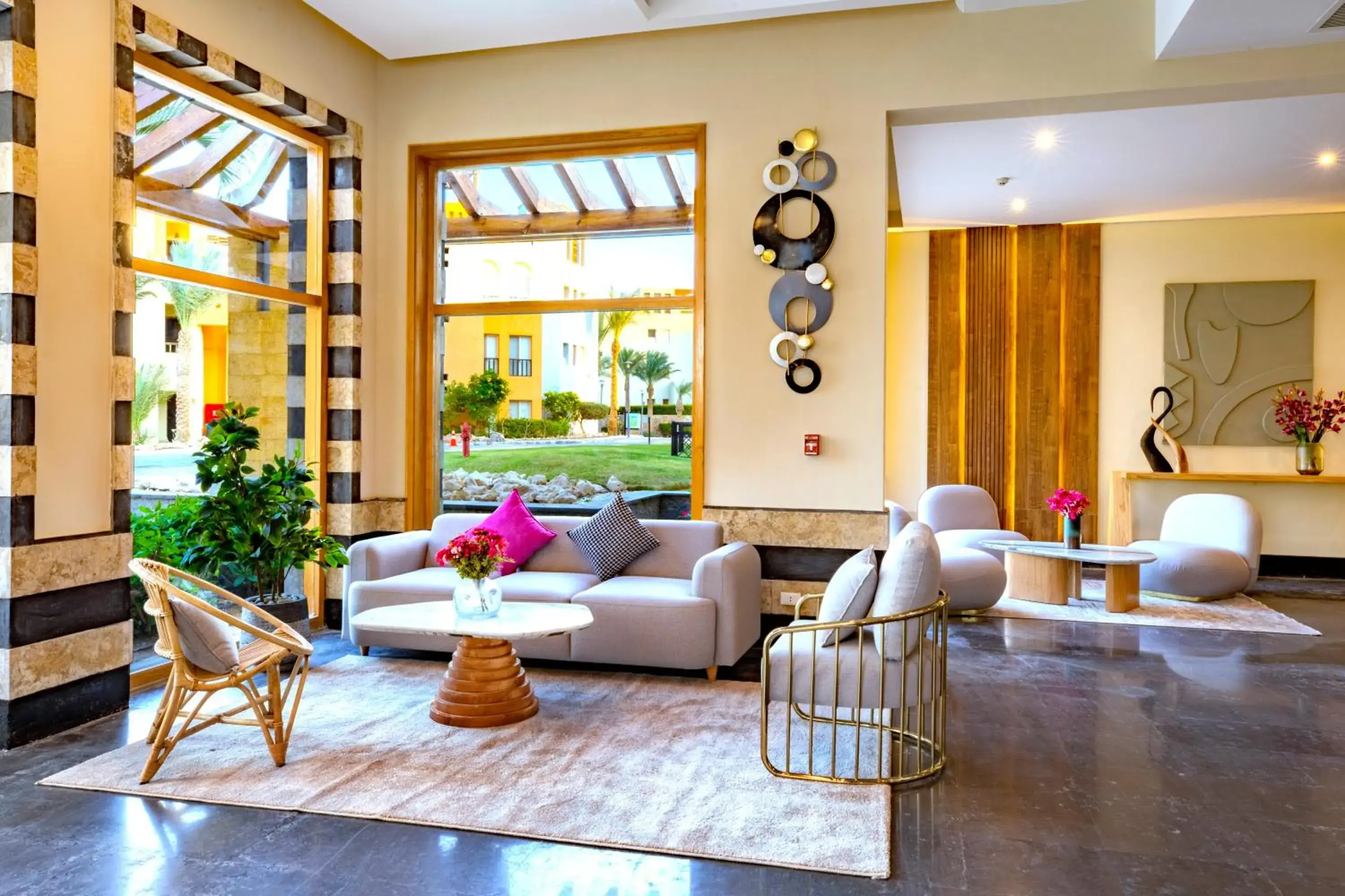 Lobby or reception in Zen Resort Sahl Hasheesh by TBH Hotels Lobby or reception in Zen Resort Sahl Hasheesh by TBH Hotels