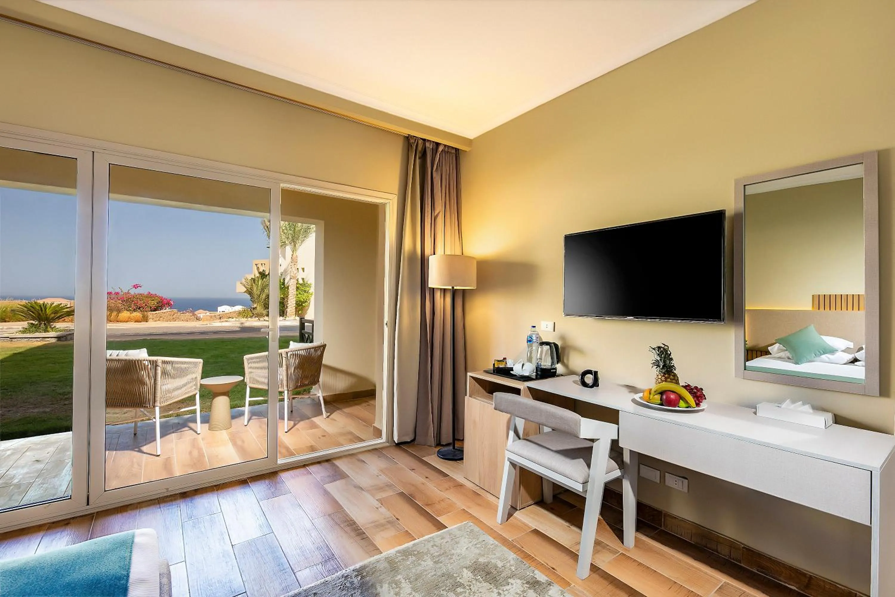 Seating area in Zen Resort Sahl Hasheesh by TBH Hotels