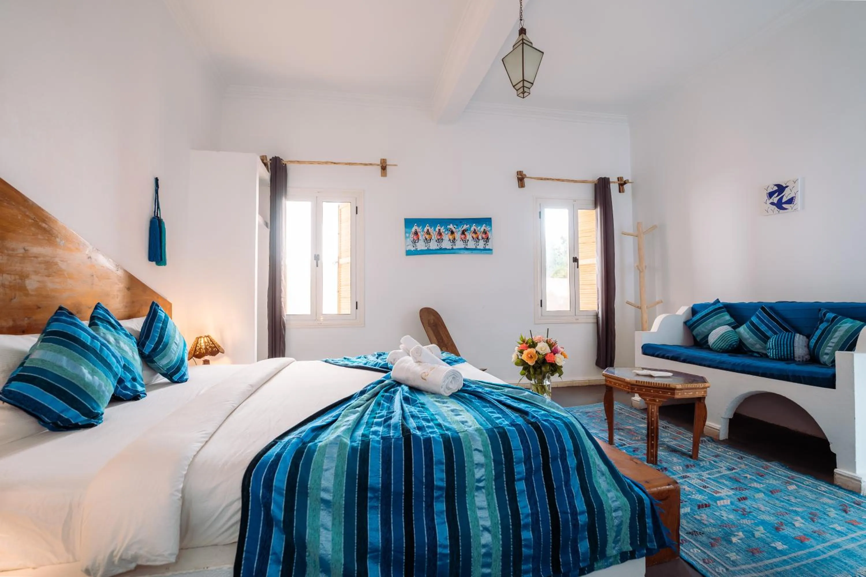 Photo of the whole room, Bed in RIAD AMANA