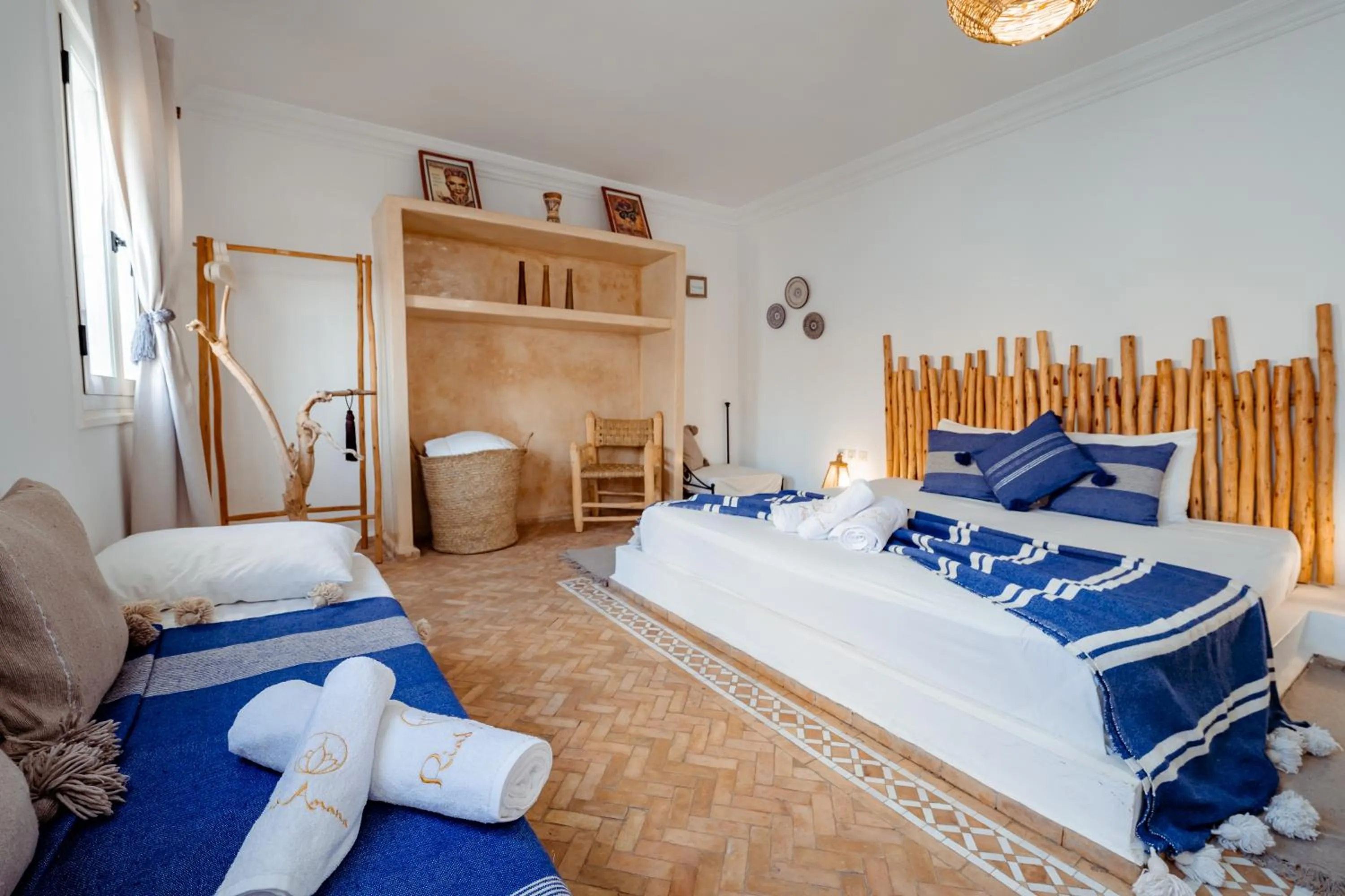 Photo of the whole room, Bed in RIAD AMANA