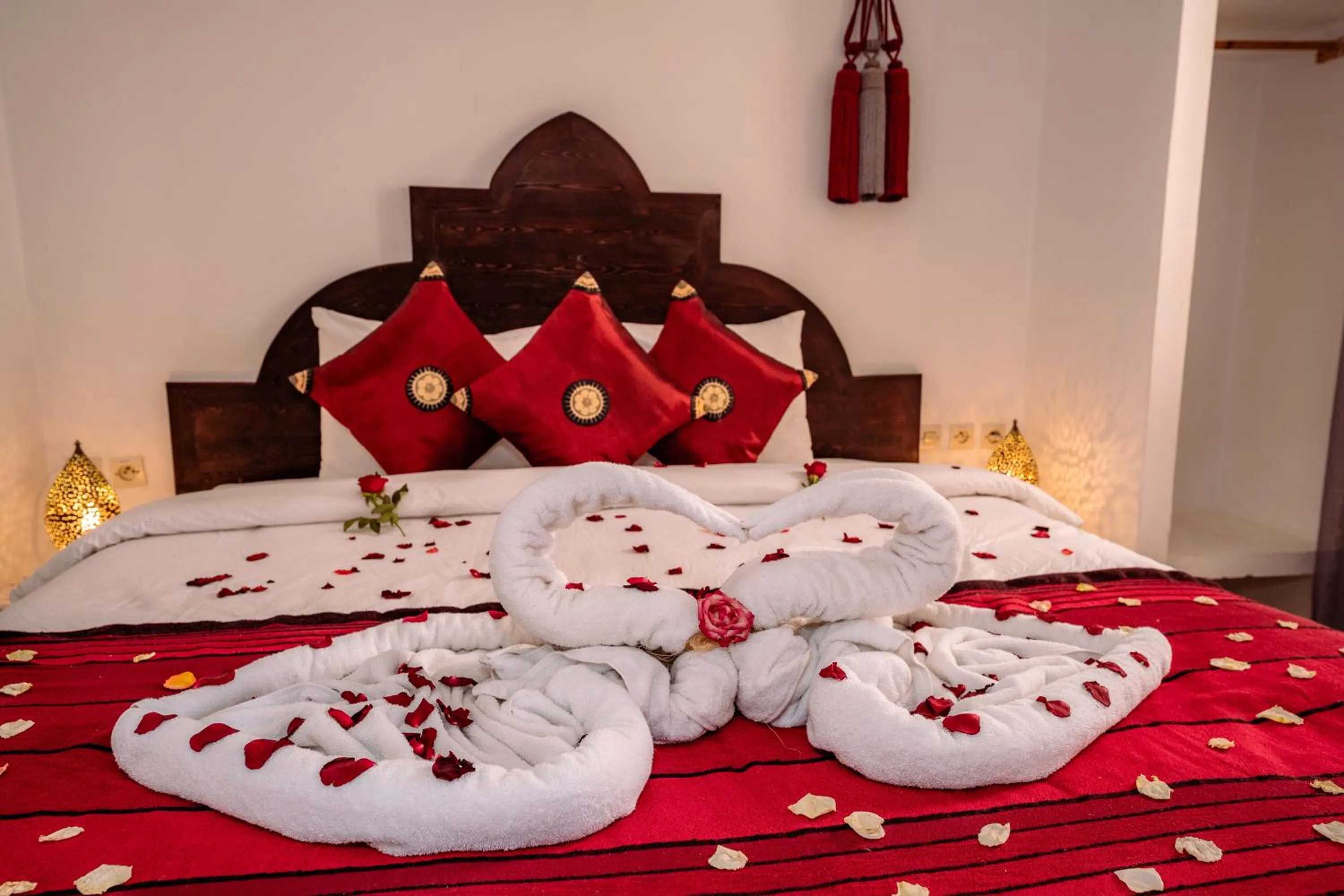 Bed in RIAD AMANA