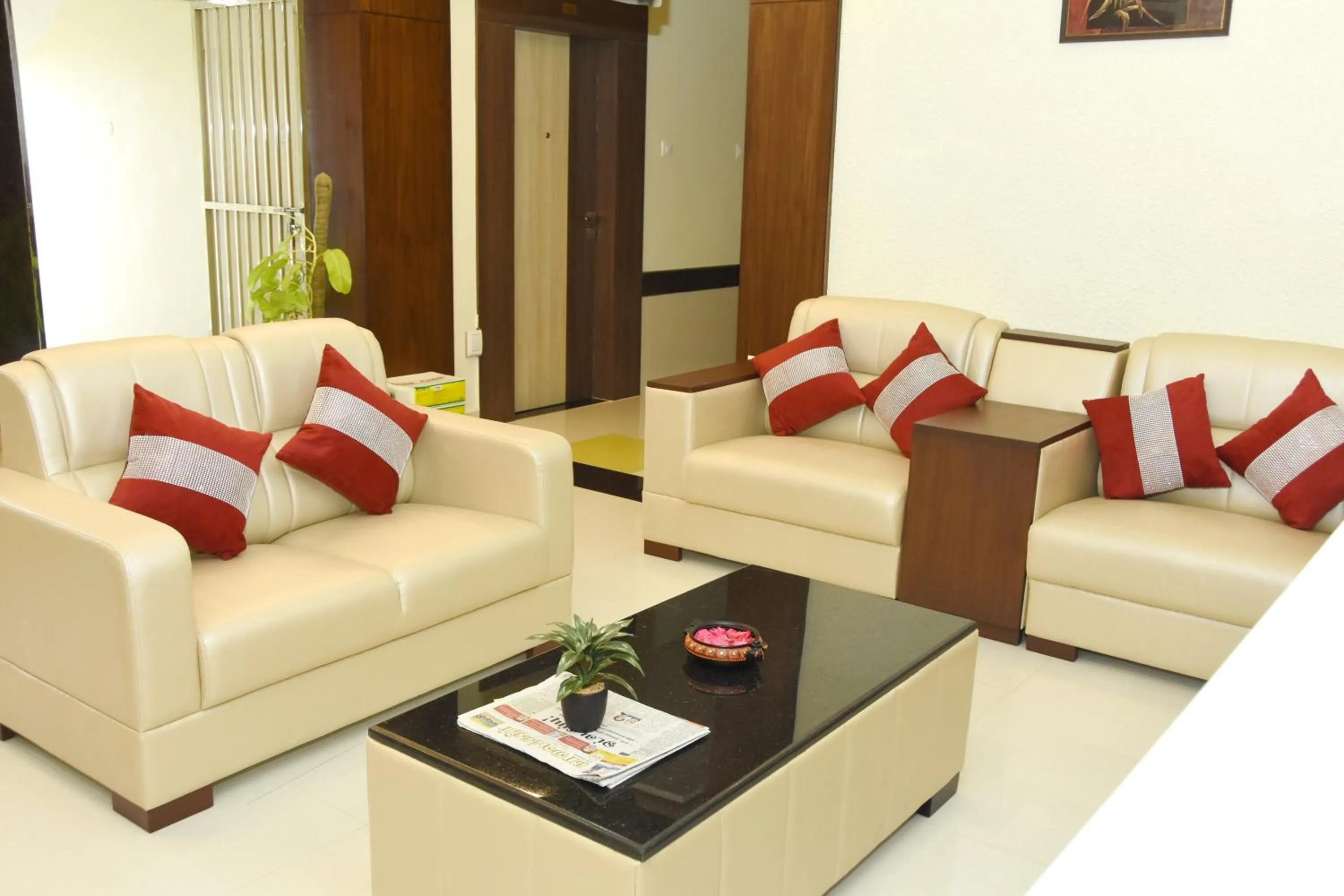 Lobby or reception in Sri Aswin Grand