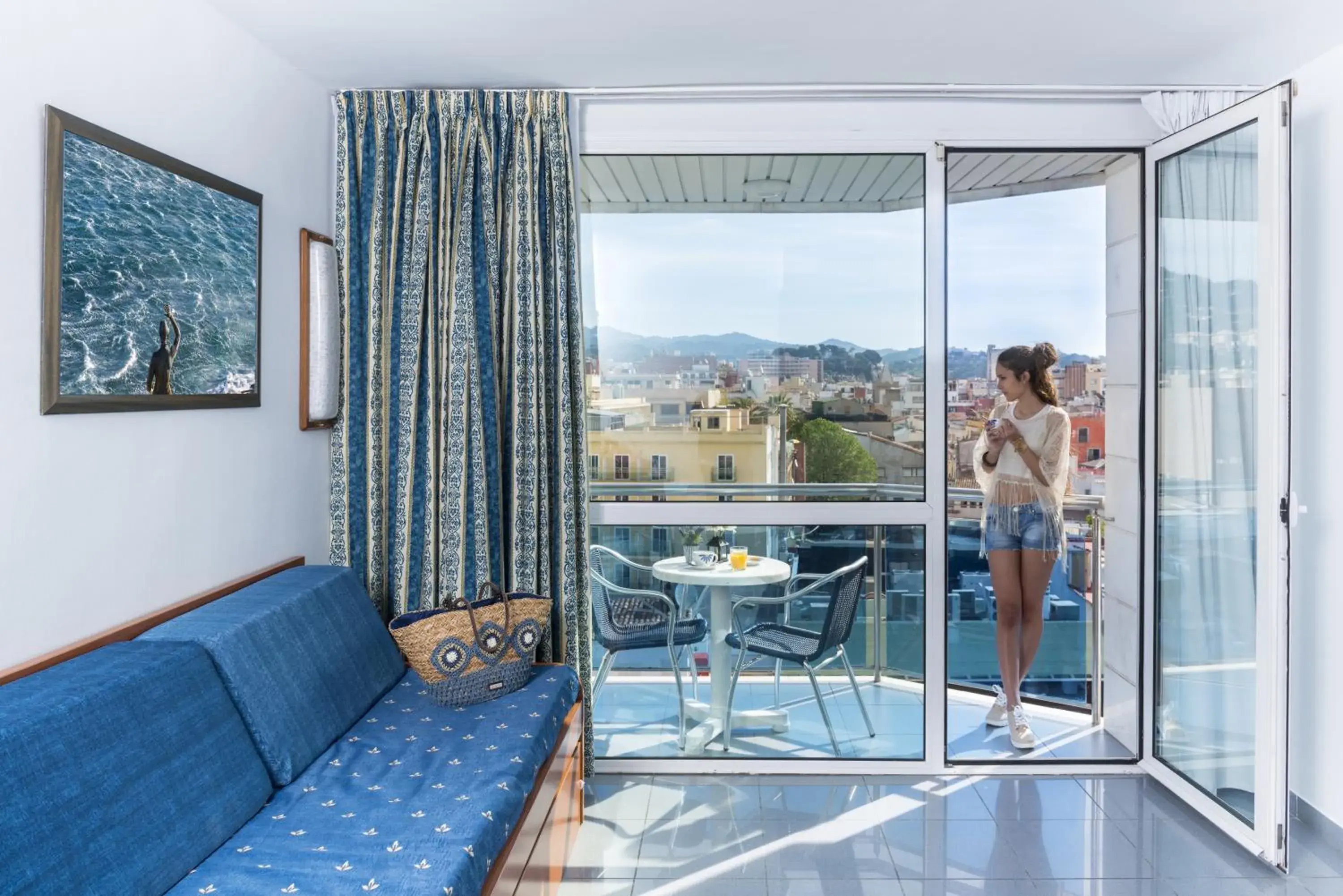 Balcony/Terrace in Apartaments Blau by Marsol Balcony/Terrace in Apartaments Blau by Marsol