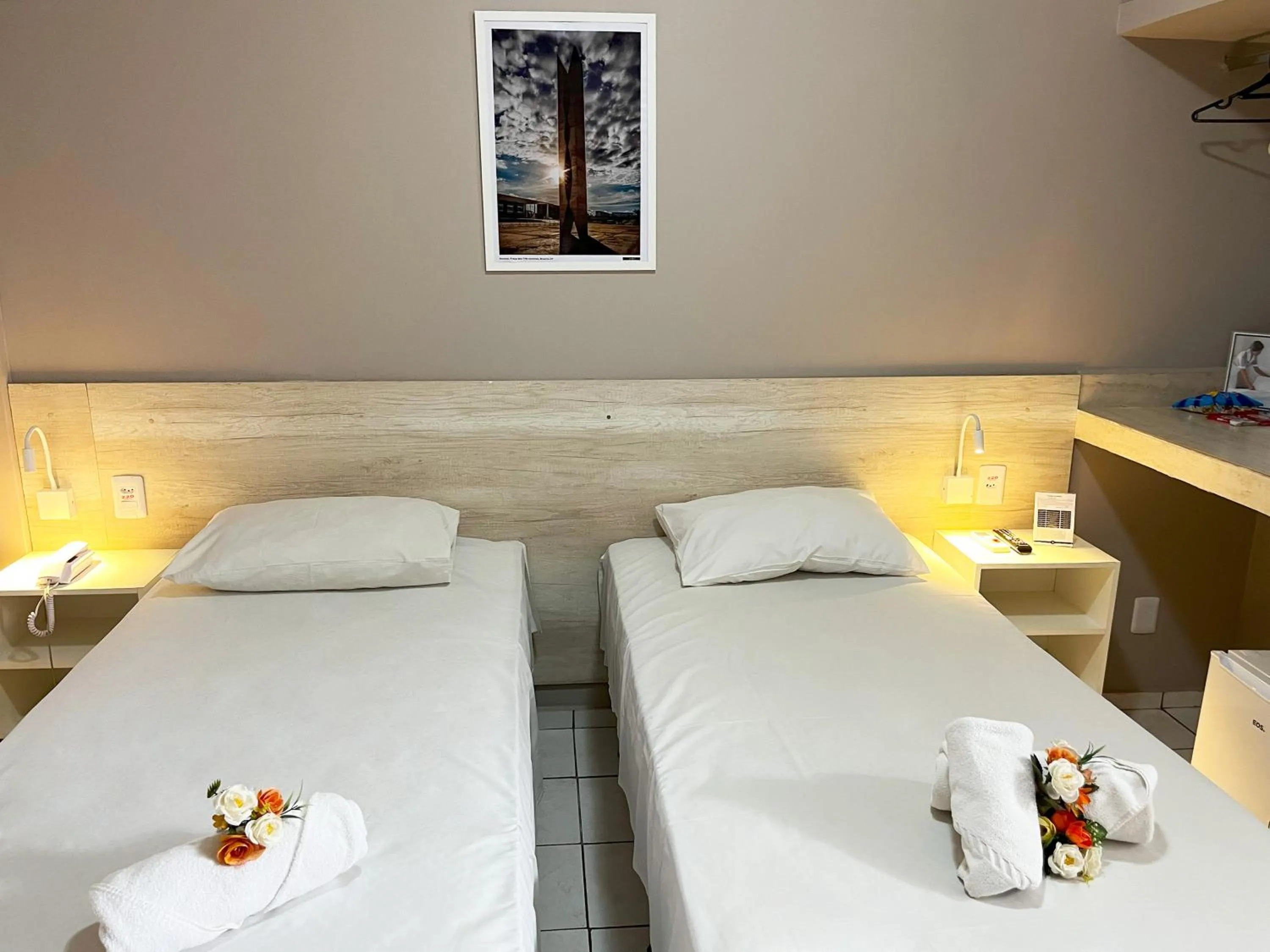 Bed in Europa Hotel Brasília by Bsb Inn