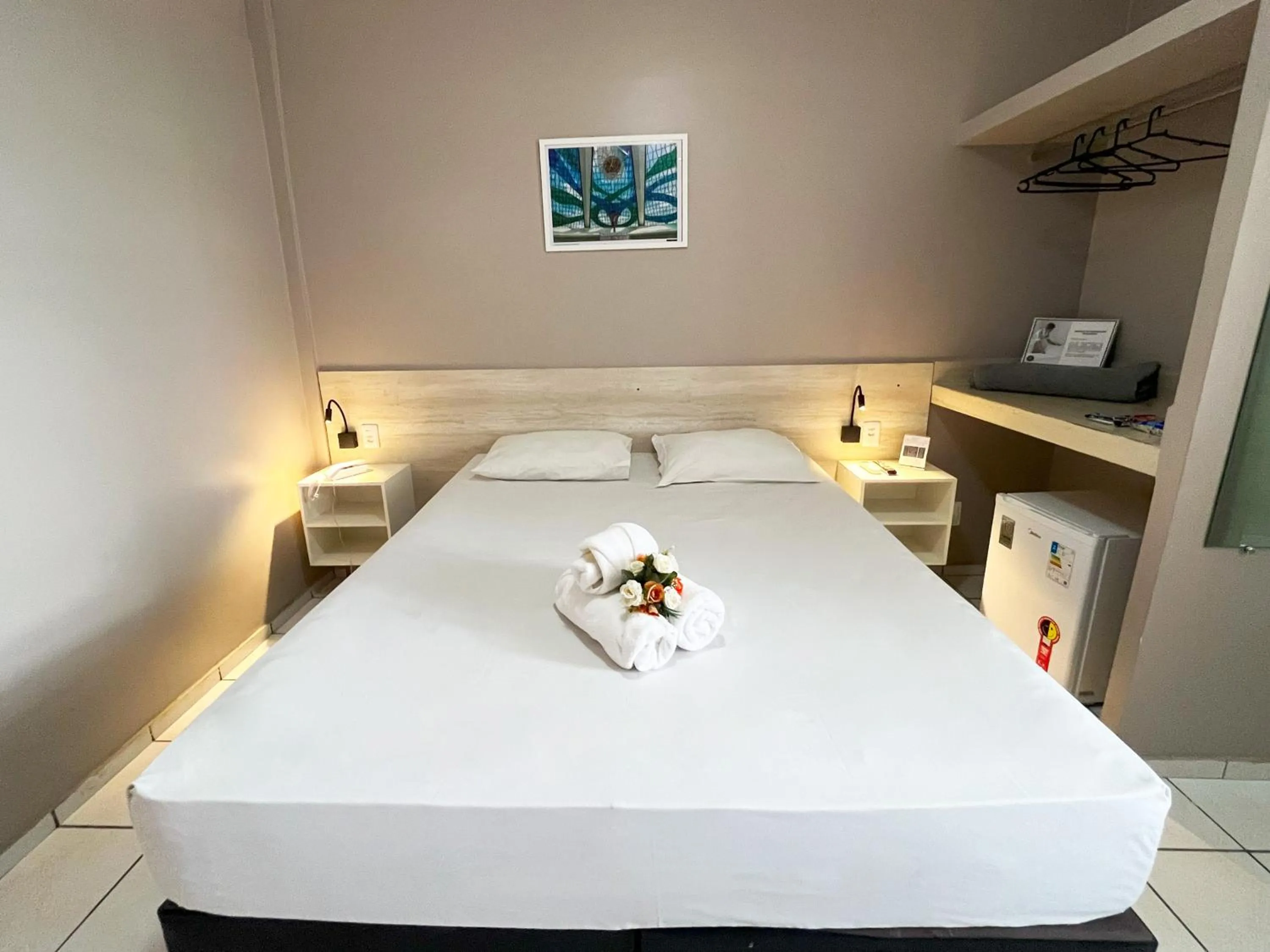 Bed in Europa Hotel Brasília by Bsb Inn