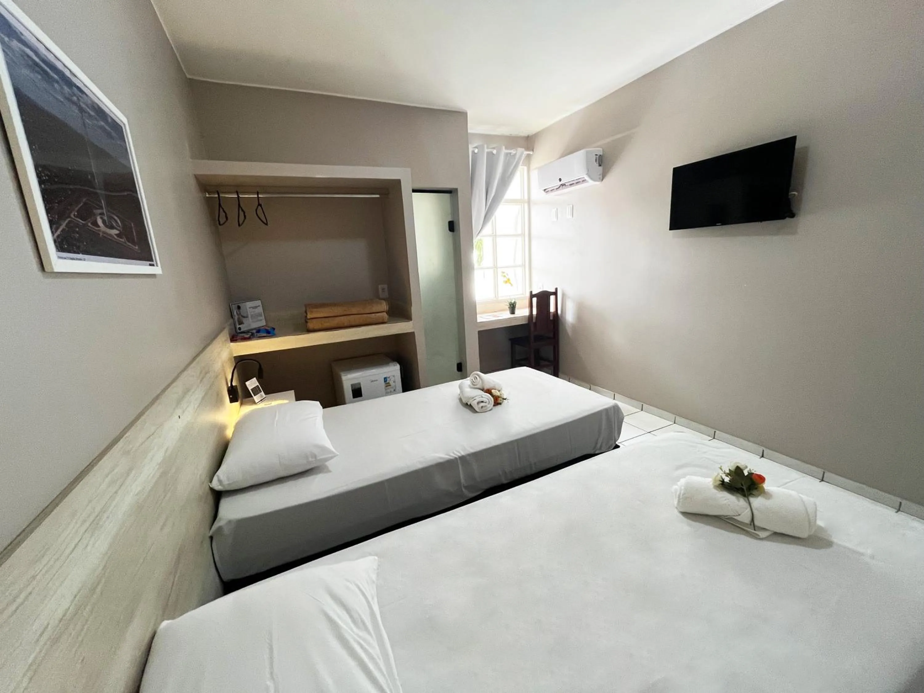 Bed in Europa Hotel Brasília by Bsb Inn