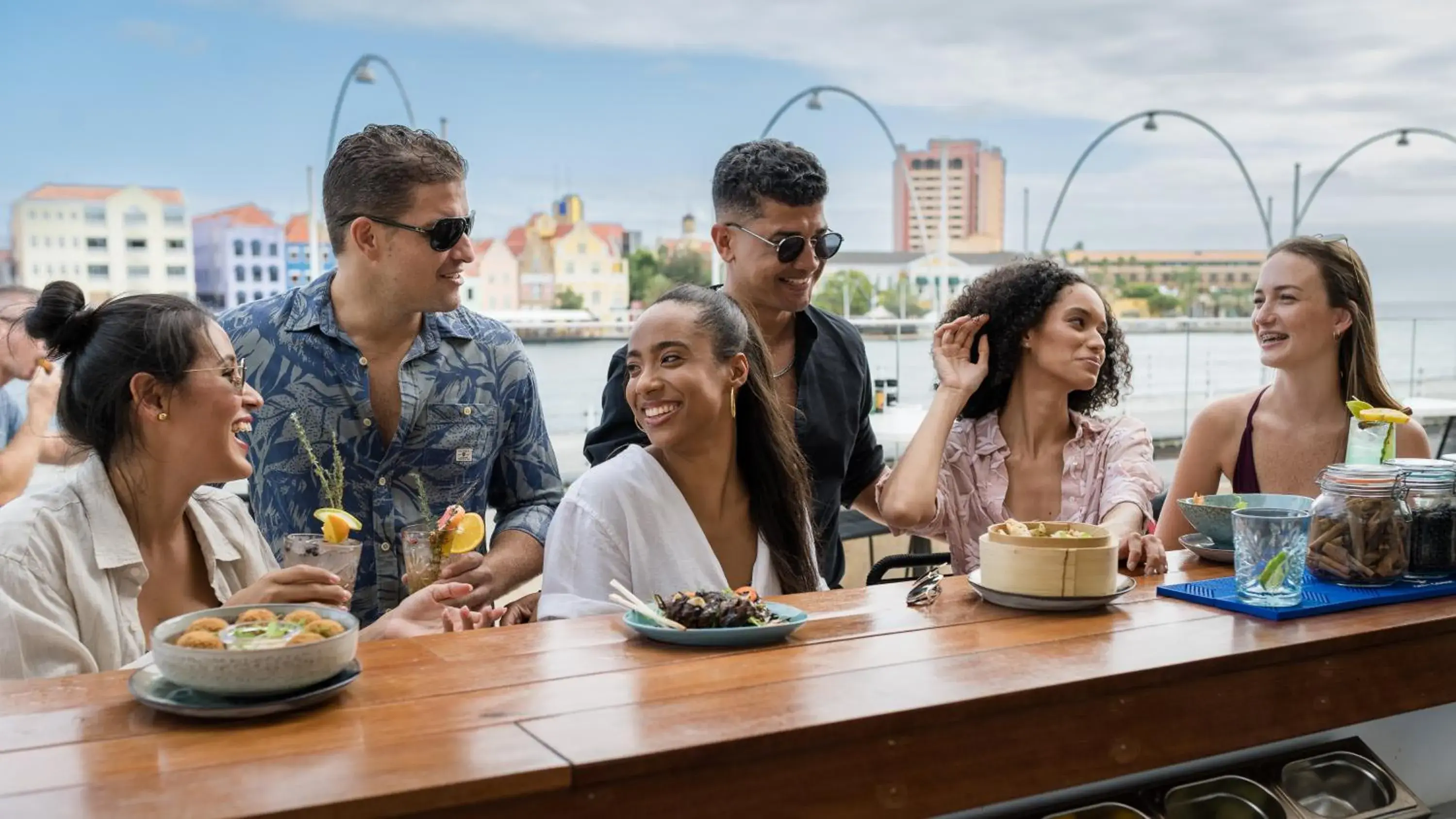 Food and drinks in Harbor Hotel & Casino Curacao Food and drinks in Harbor Hotel & Casino Curacao