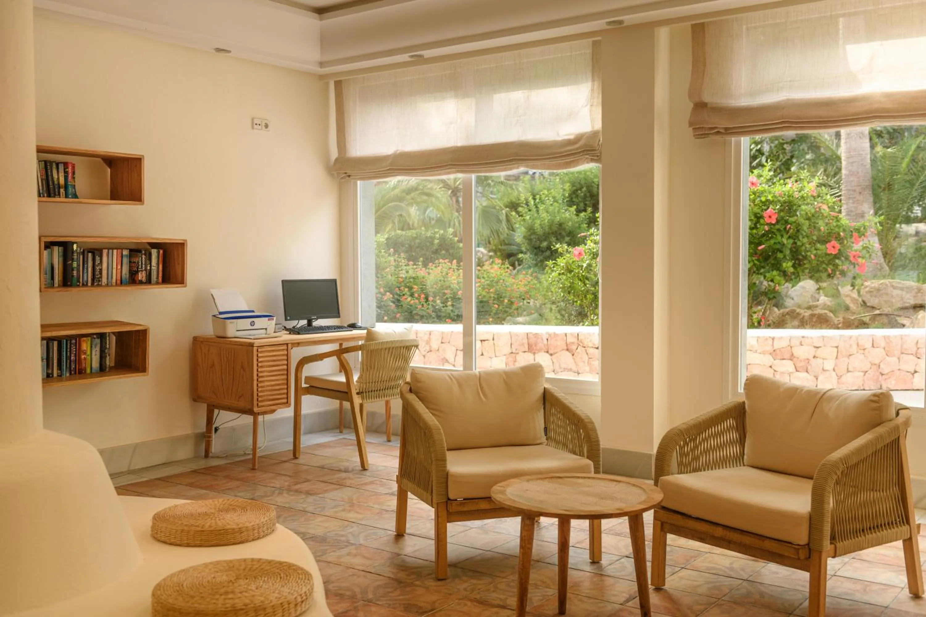 Lobby or reception in Hotel El Pinar