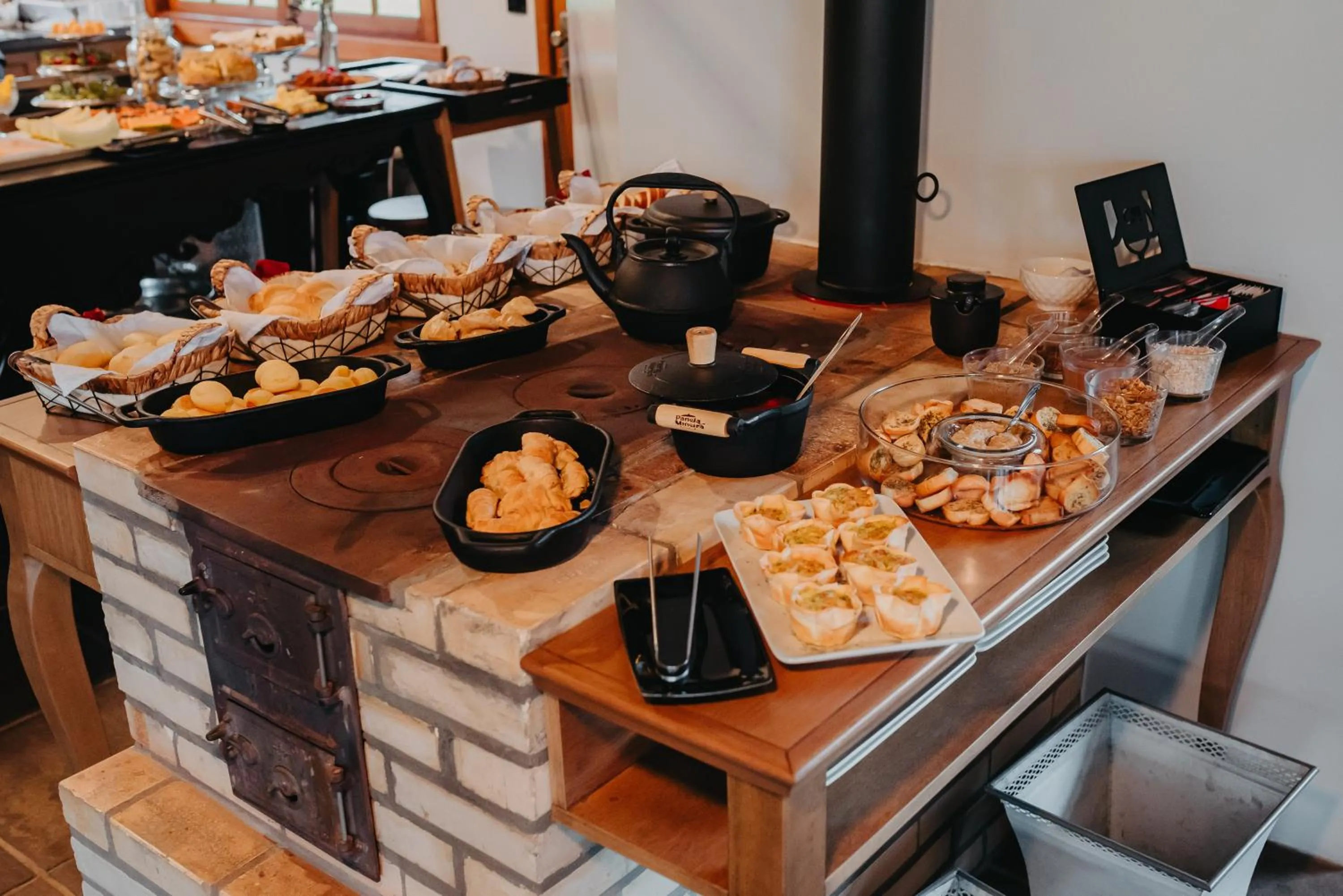 Buffet breakfast in WoodStone Hotel Fazenda