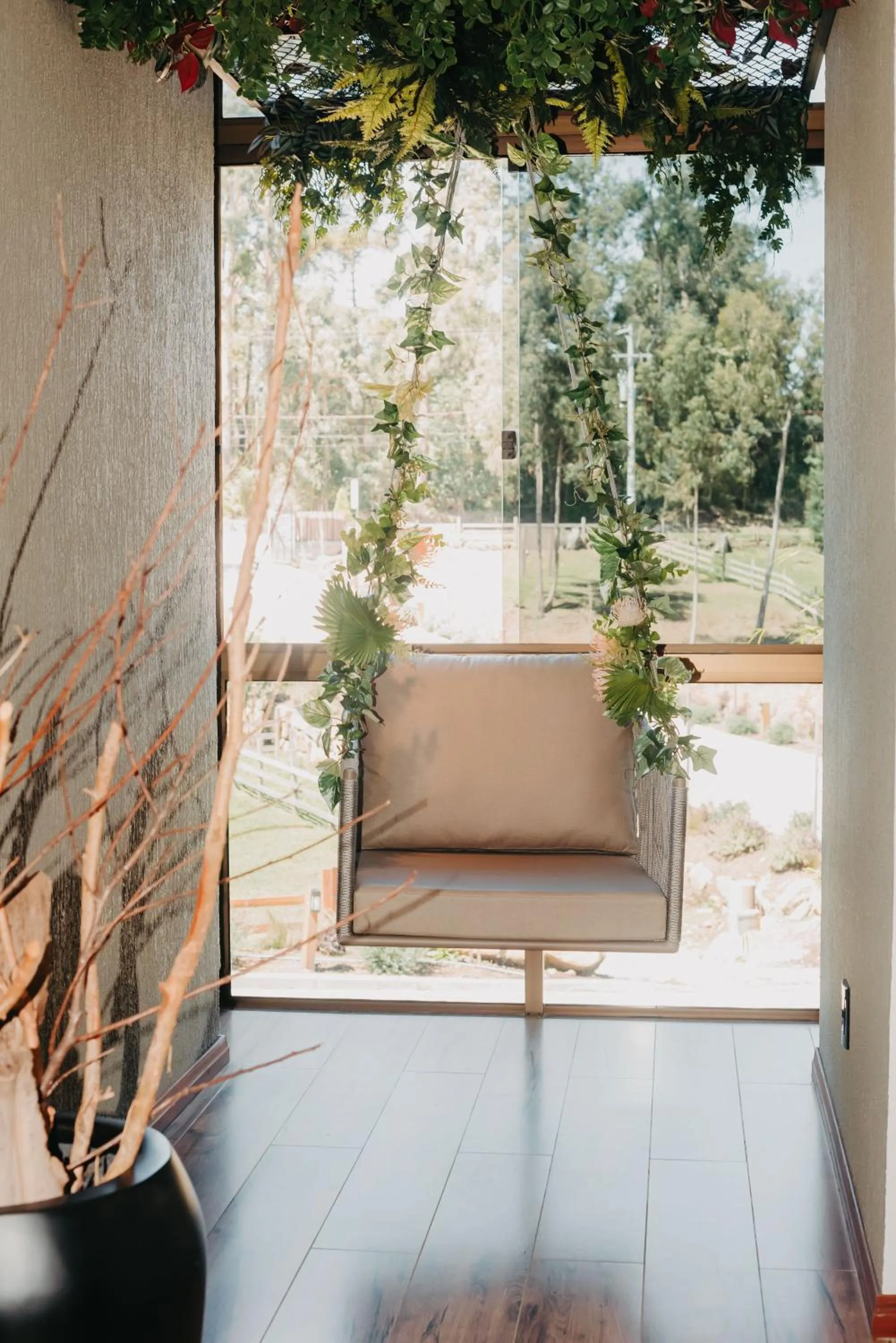 Patio in WoodStone Hotel Fazenda