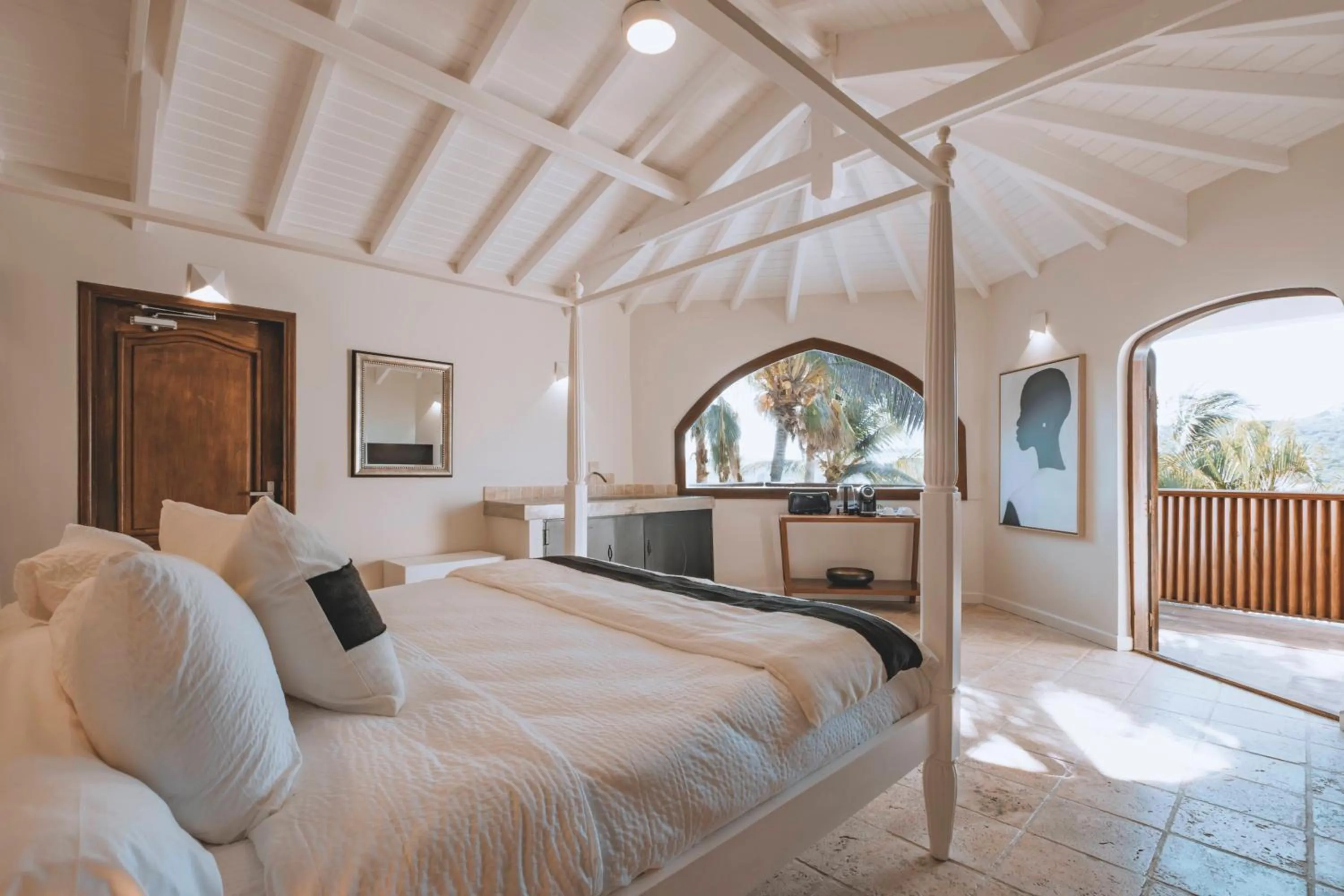 Bed in La Villa Hibiscus, Saint Martin