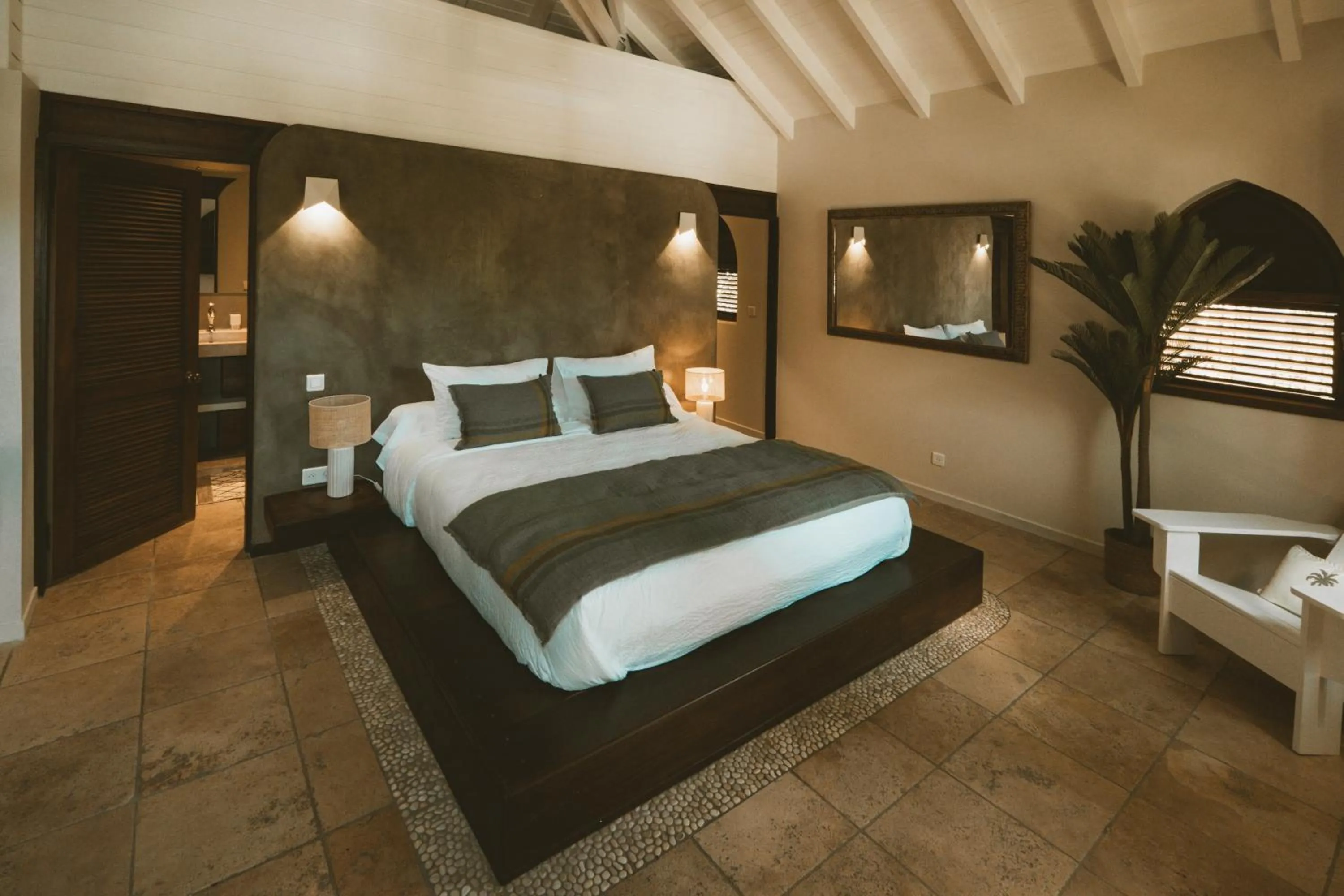 Bed in La Villa Hibiscus, Saint Martin