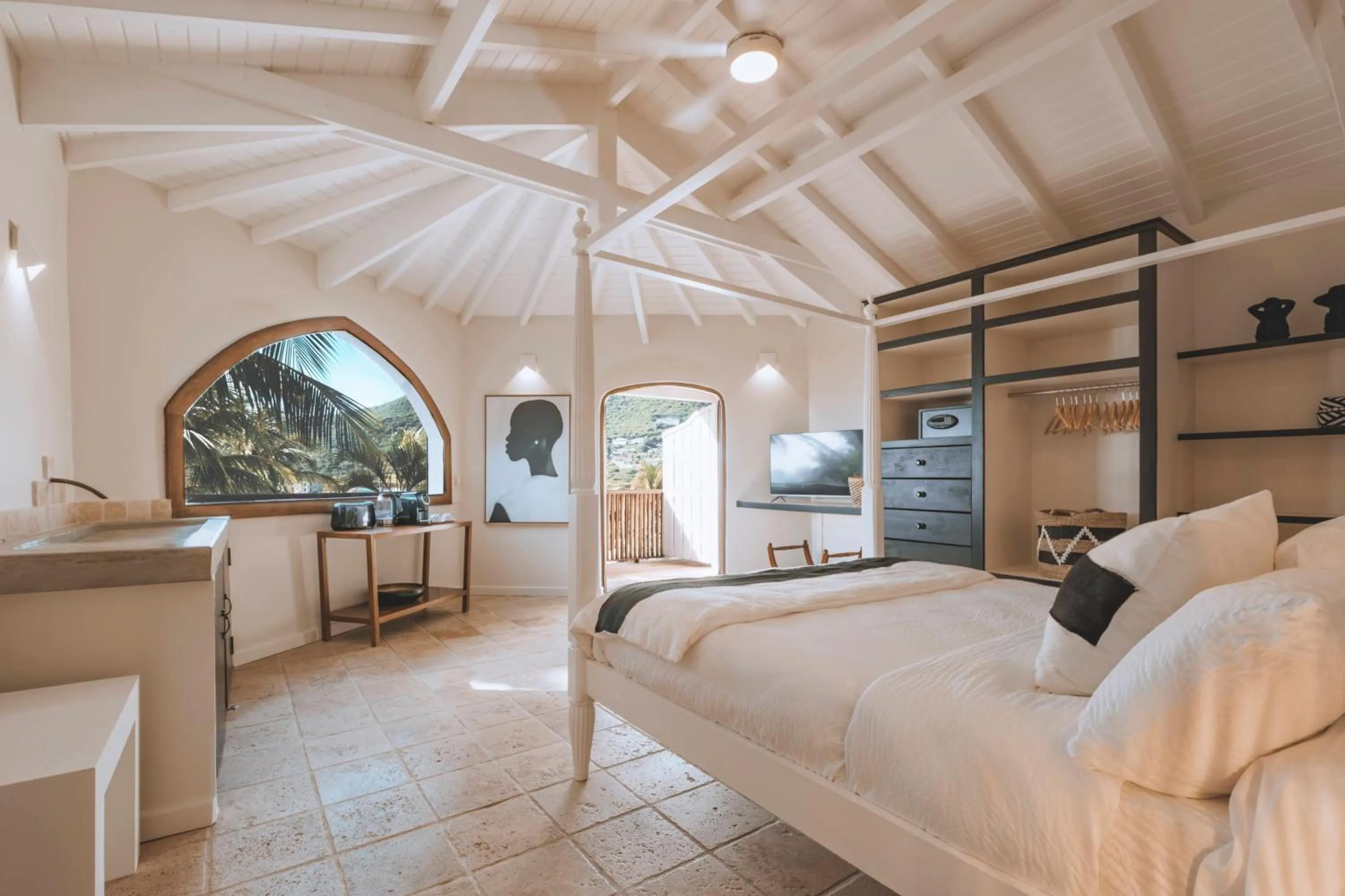 Bed in La Villa Hibiscus, Saint Martin