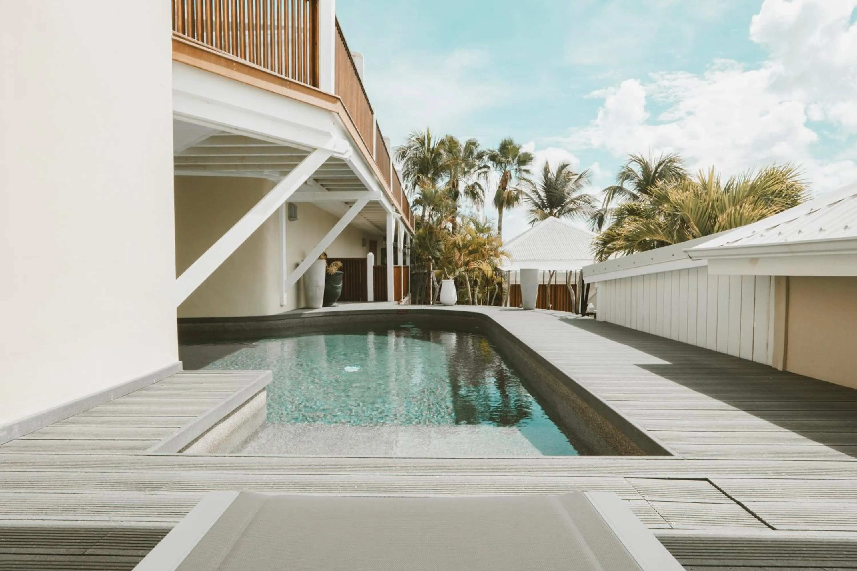 Swimming pool in La Villa Hibiscus, Saint Martin