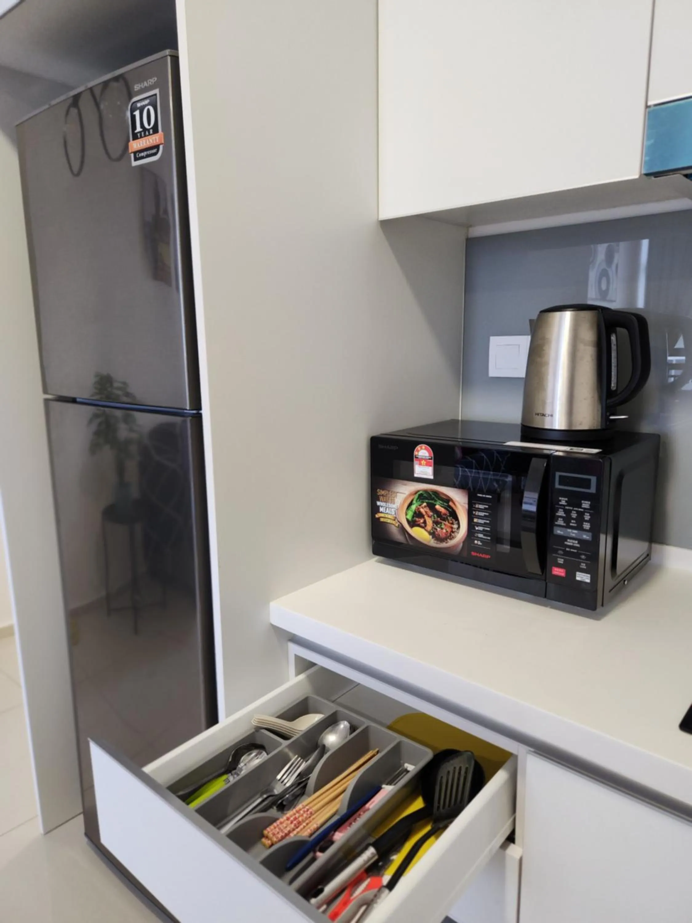 Kitchen or kitchenette in EkoCheras Duplex Suite by Ohana Home