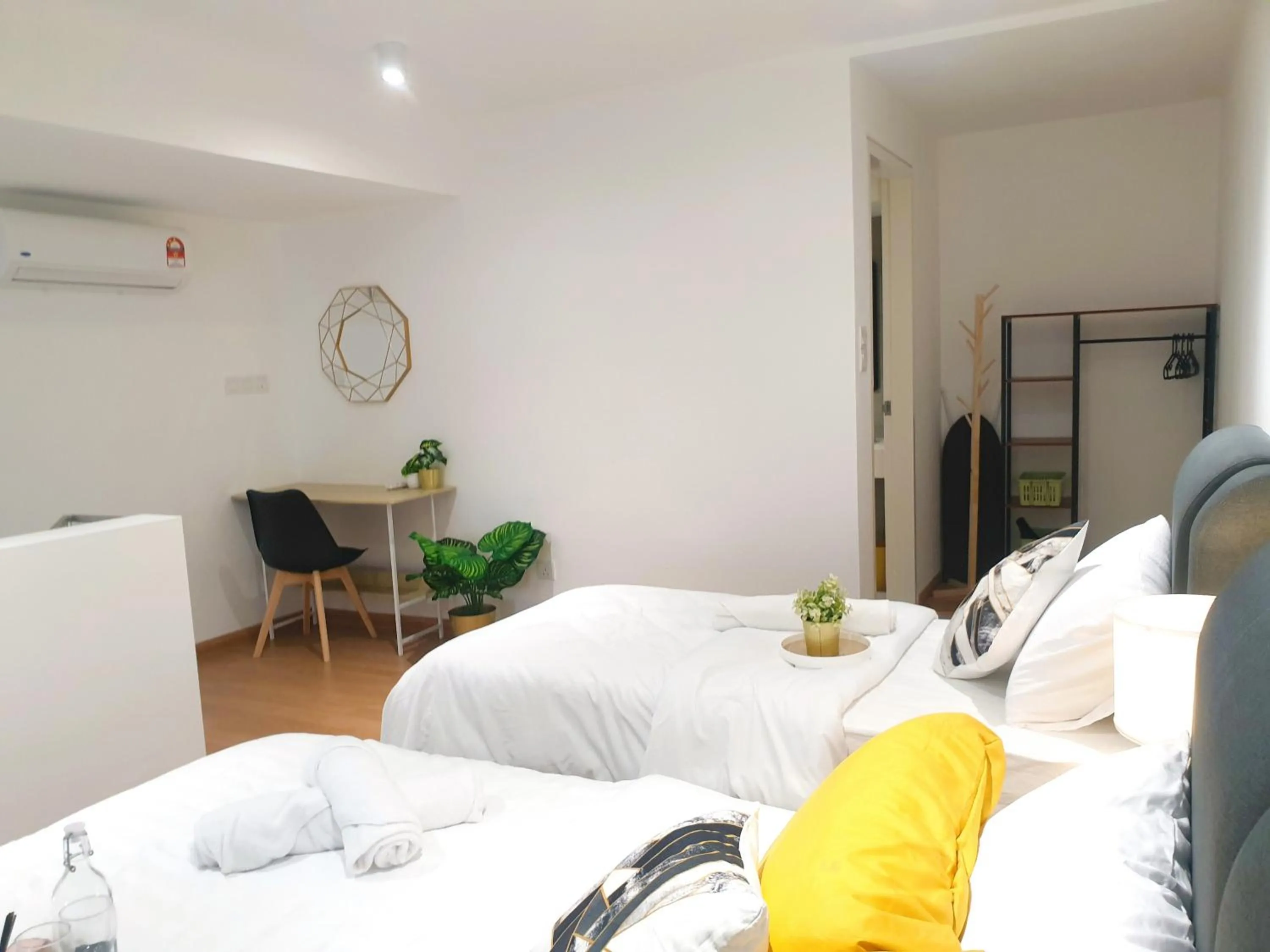 Bedroom, Bed in EkoCheras Duplex Suite by Ohana Home