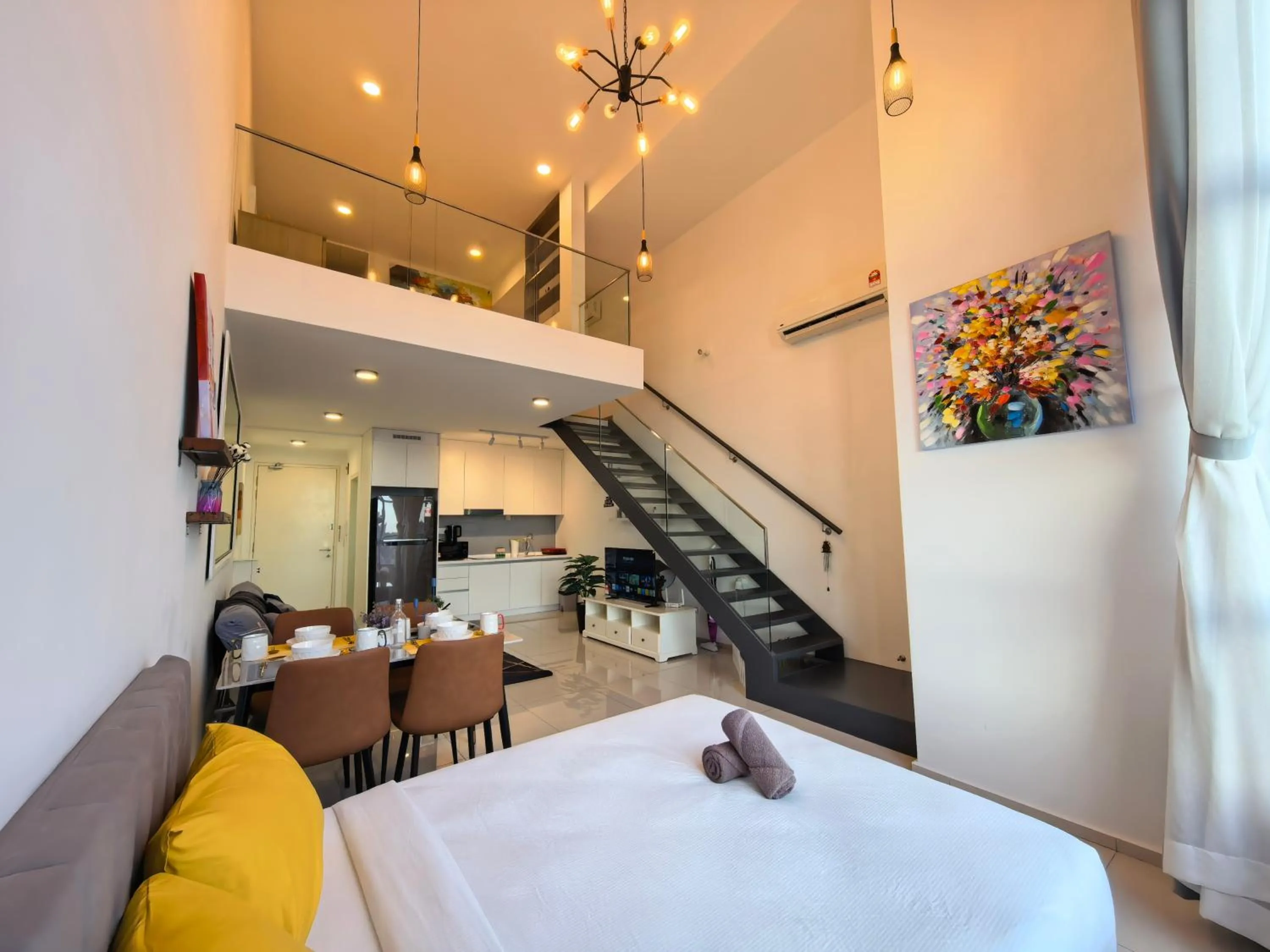 Bed in EkoCheras Duplex Suite by Ohana Home