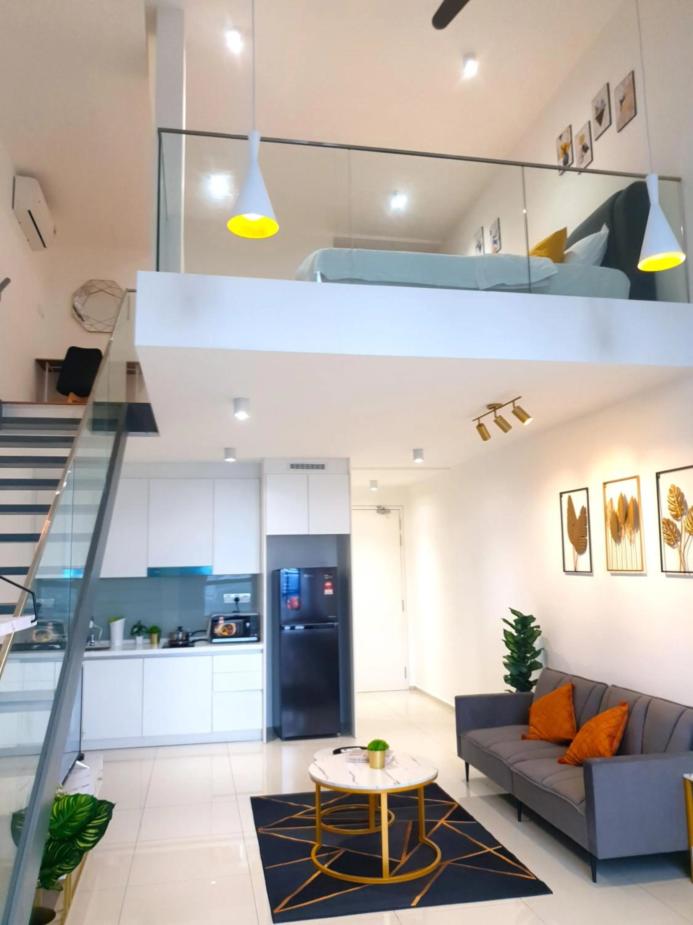 Living room in EkoCheras Duplex Suite by Ohana Home