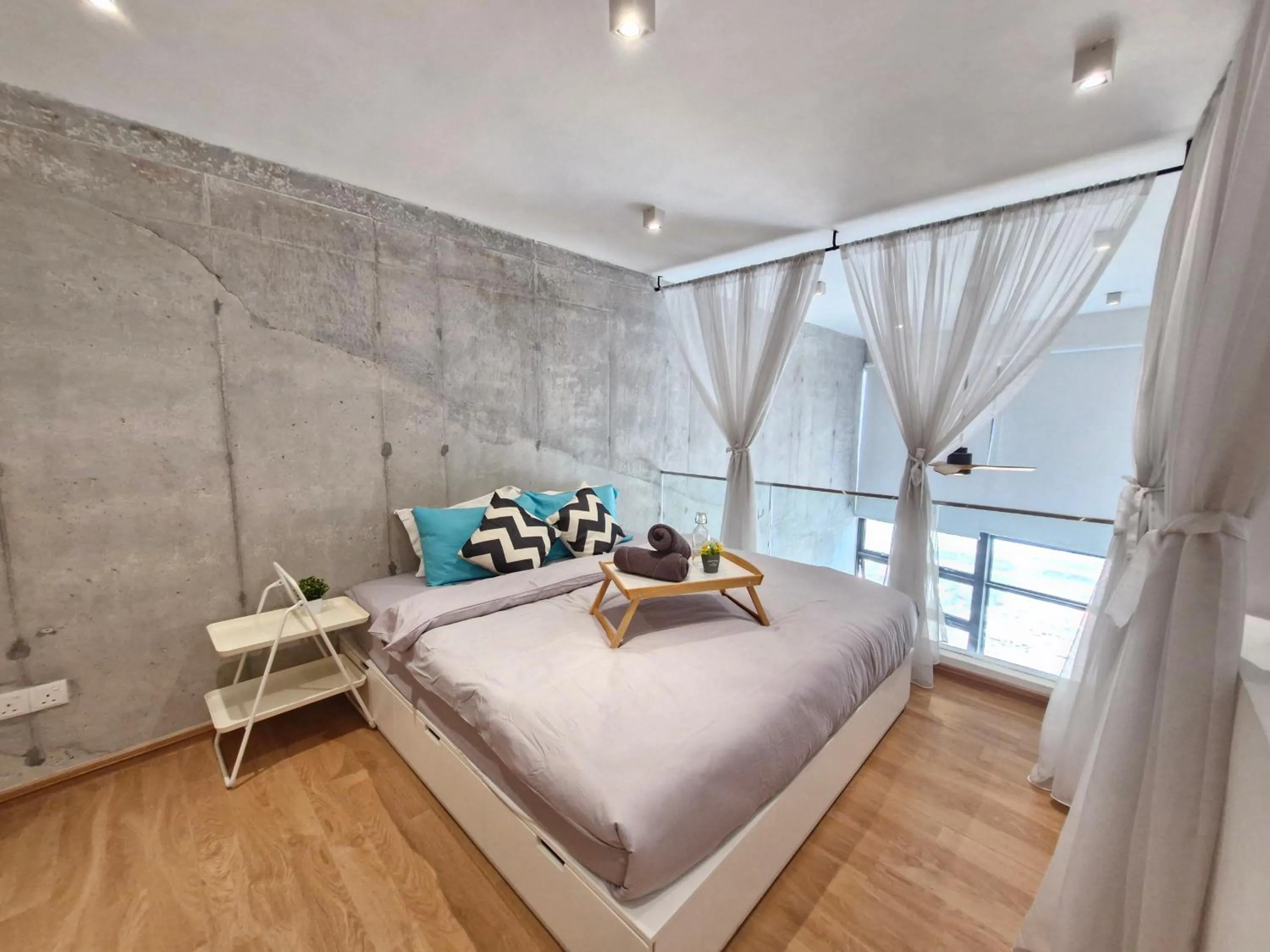 Bedroom, Bed in EkoCheras Duplex Suite by Ohana Home