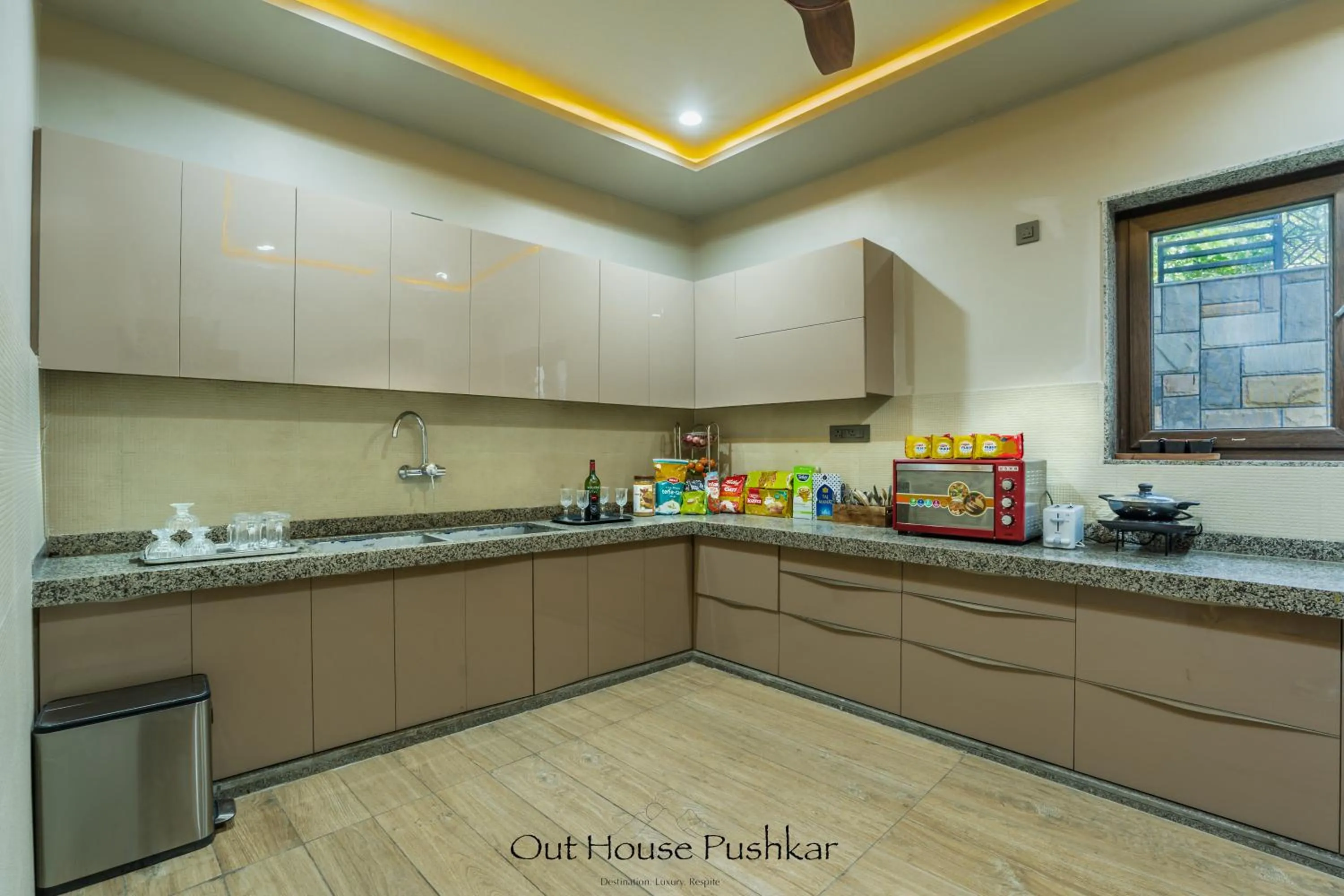 kitchen in The Out House Pushkar