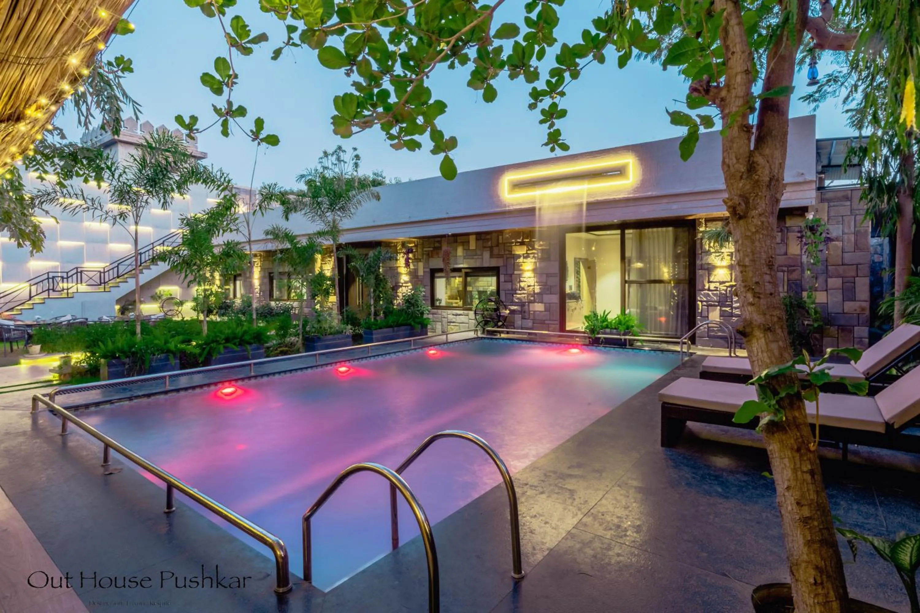 Swimming pool in Out House Pushkar