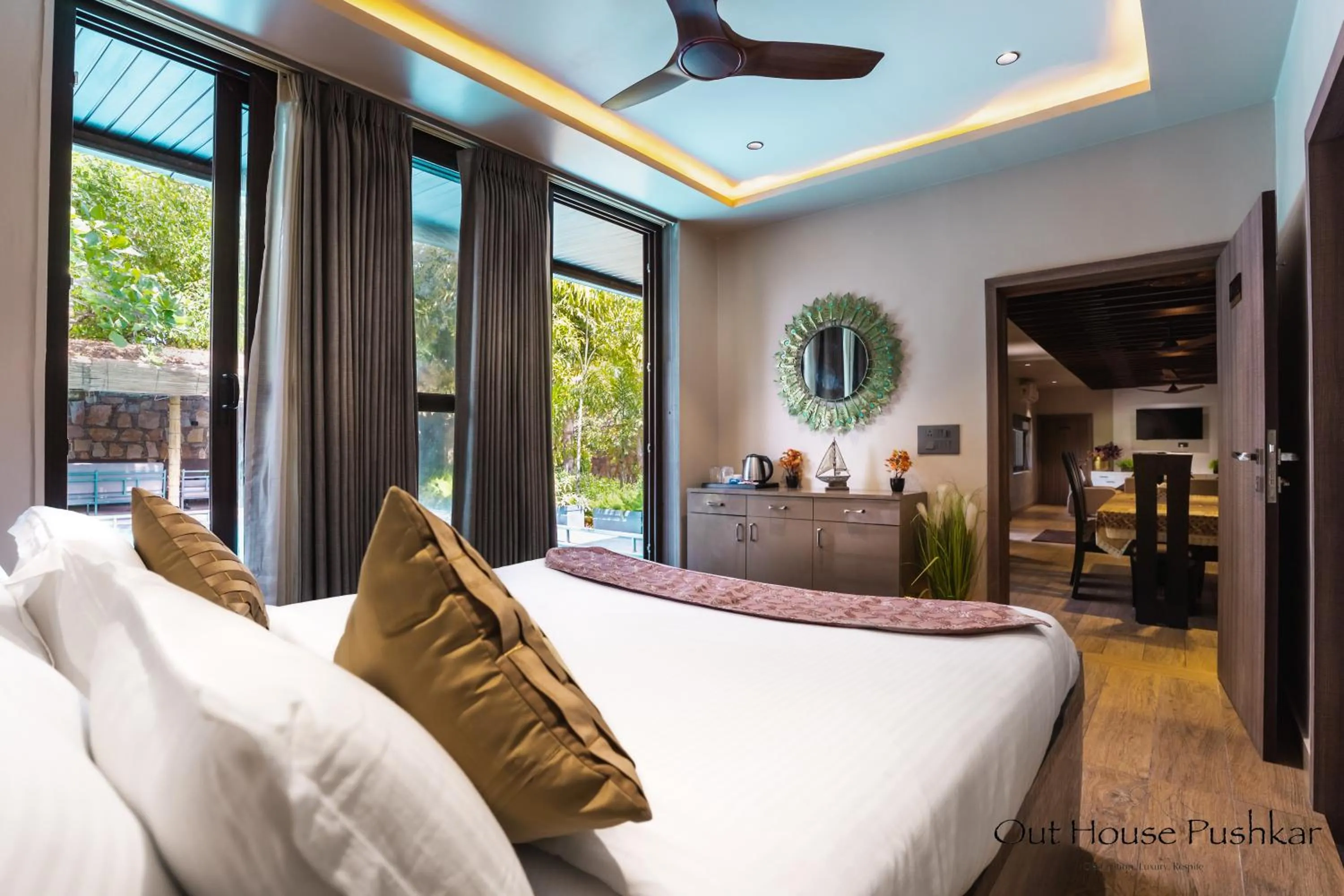 Bed in Out House Pushkar