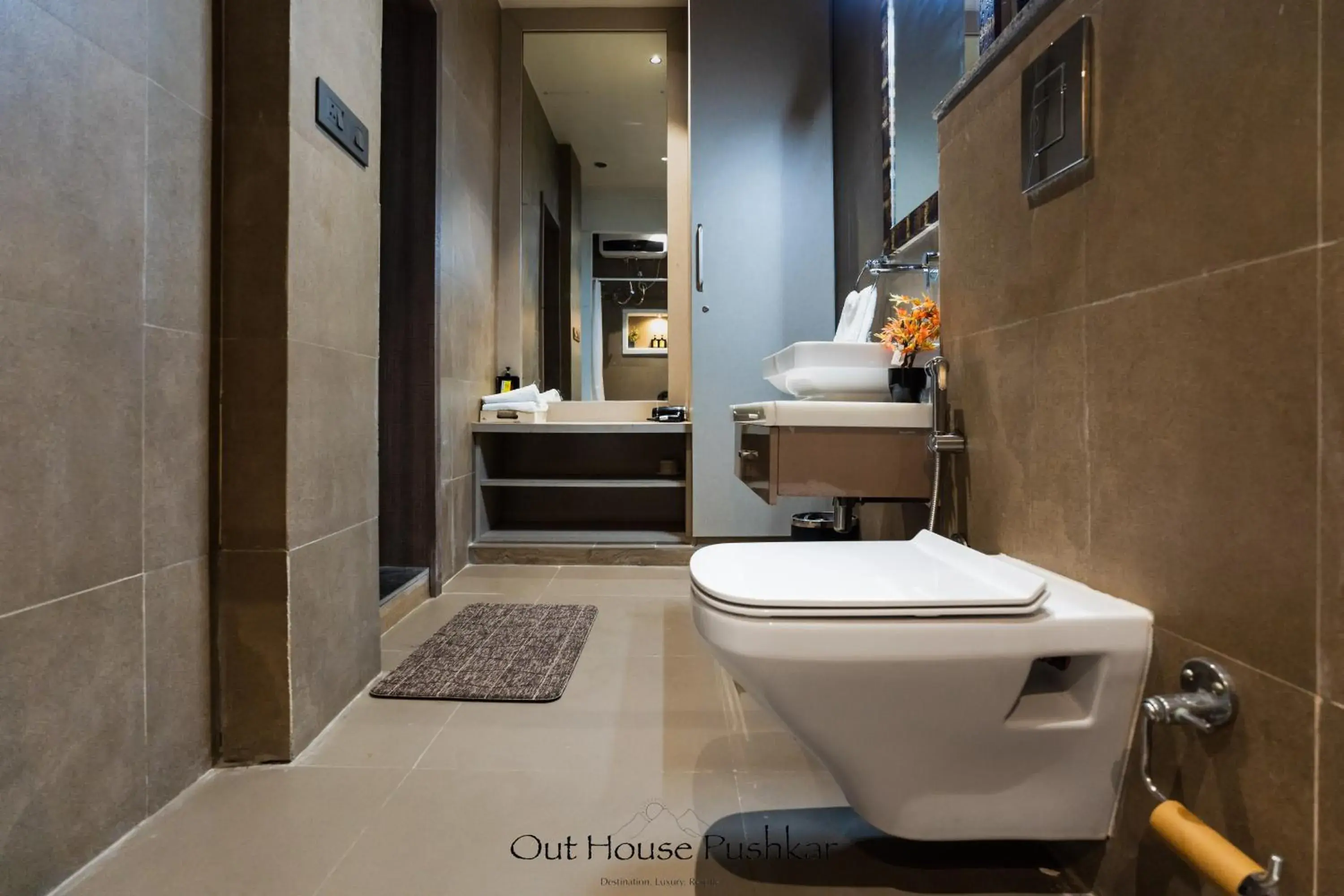 Bathroom in The Out House Pushkar Bathroom in The Out House Pushkar