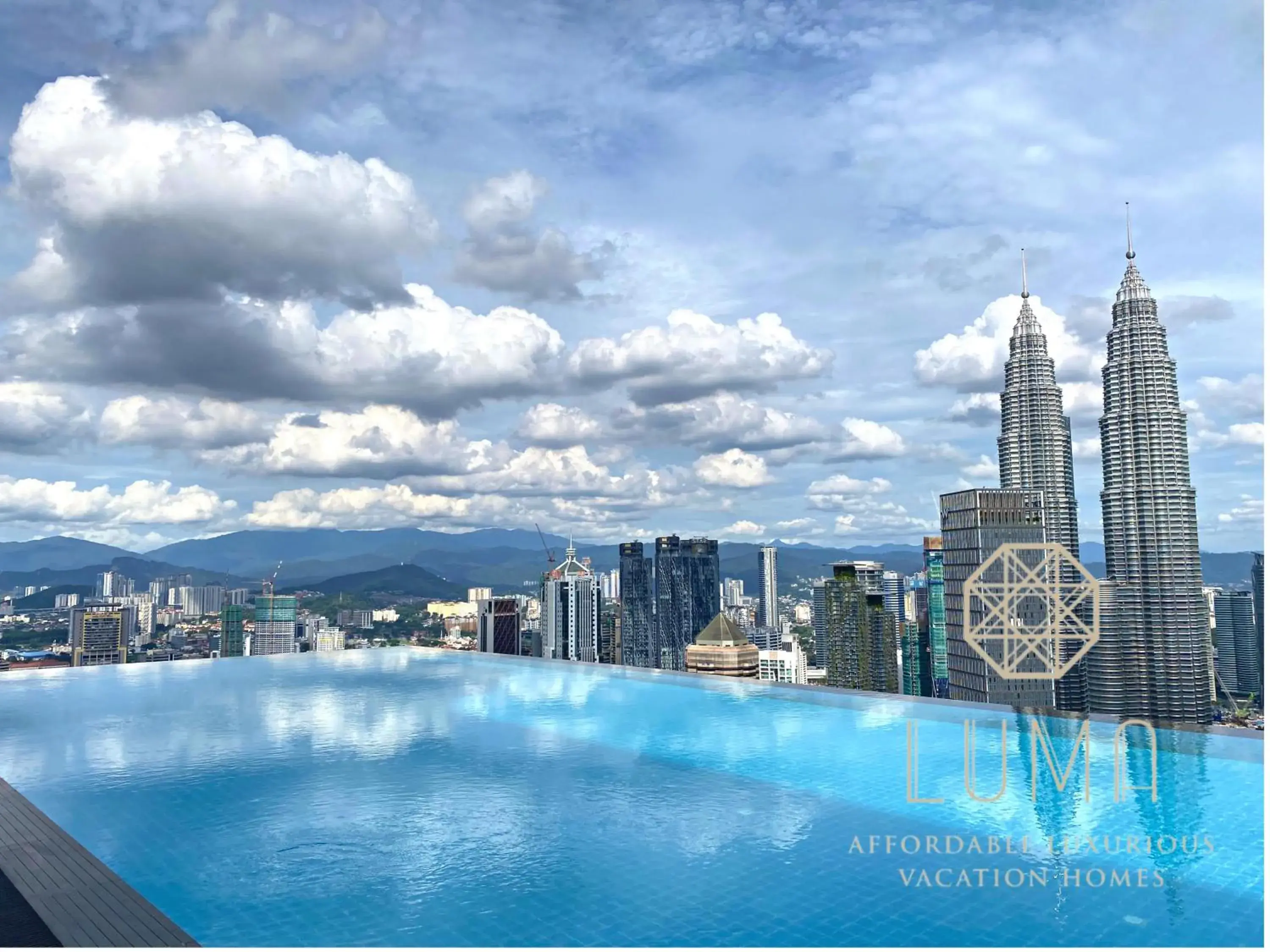 Swimming pool in The Platinum 2 Kuala Lumpur by LUMA Swimming pool in The Platinum 2 Kuala Lumpur by LUMA