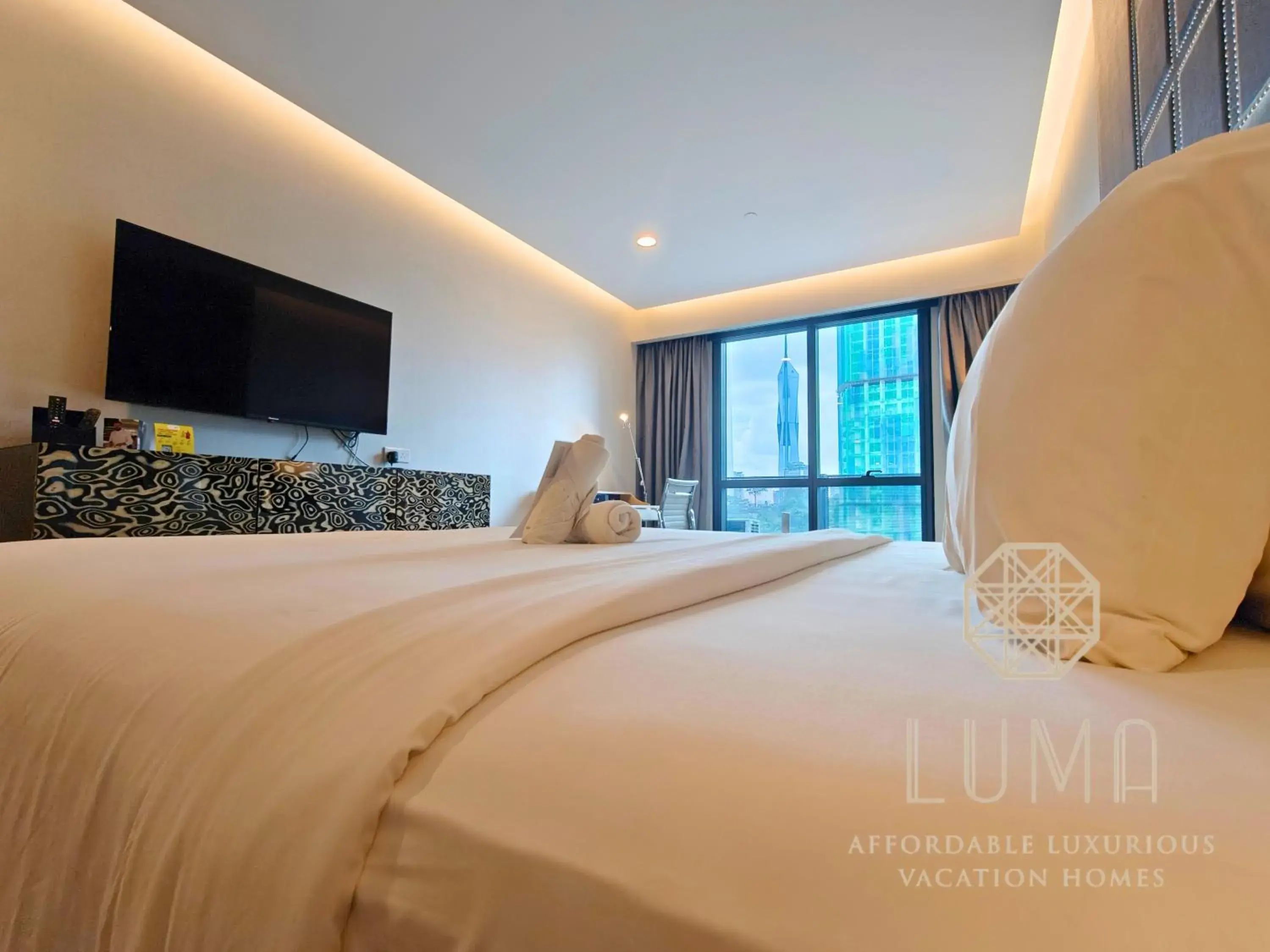 Deluxe King Tower view in The Platinum 2 Kuala Lumpur by LUMA Deluxe King Tower view in The Platinum 2 Kuala Lumpur by LUMA