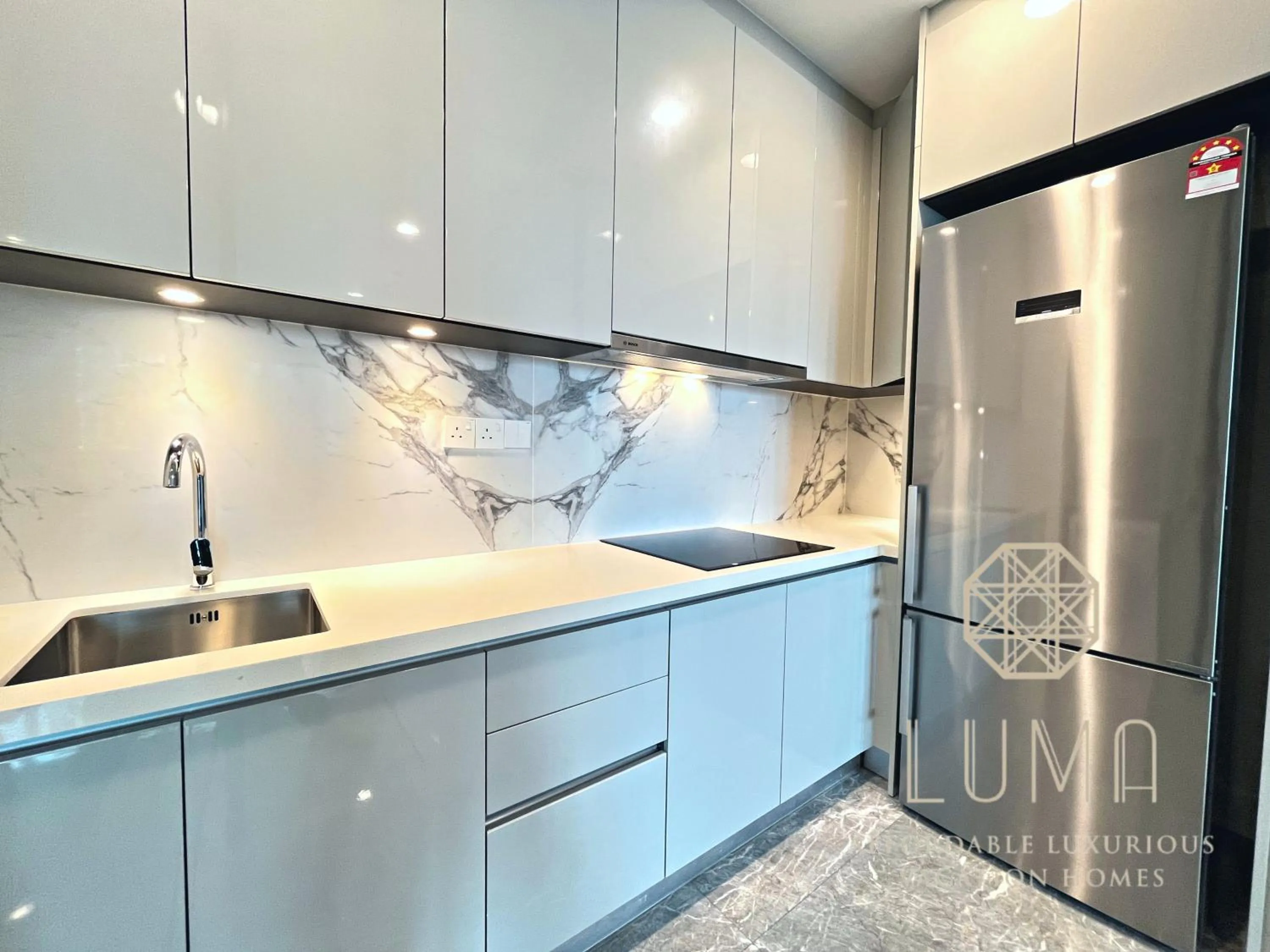 Kitchen or kitchenette in The Platinum 2 Kuala Lumpur by LUMA
