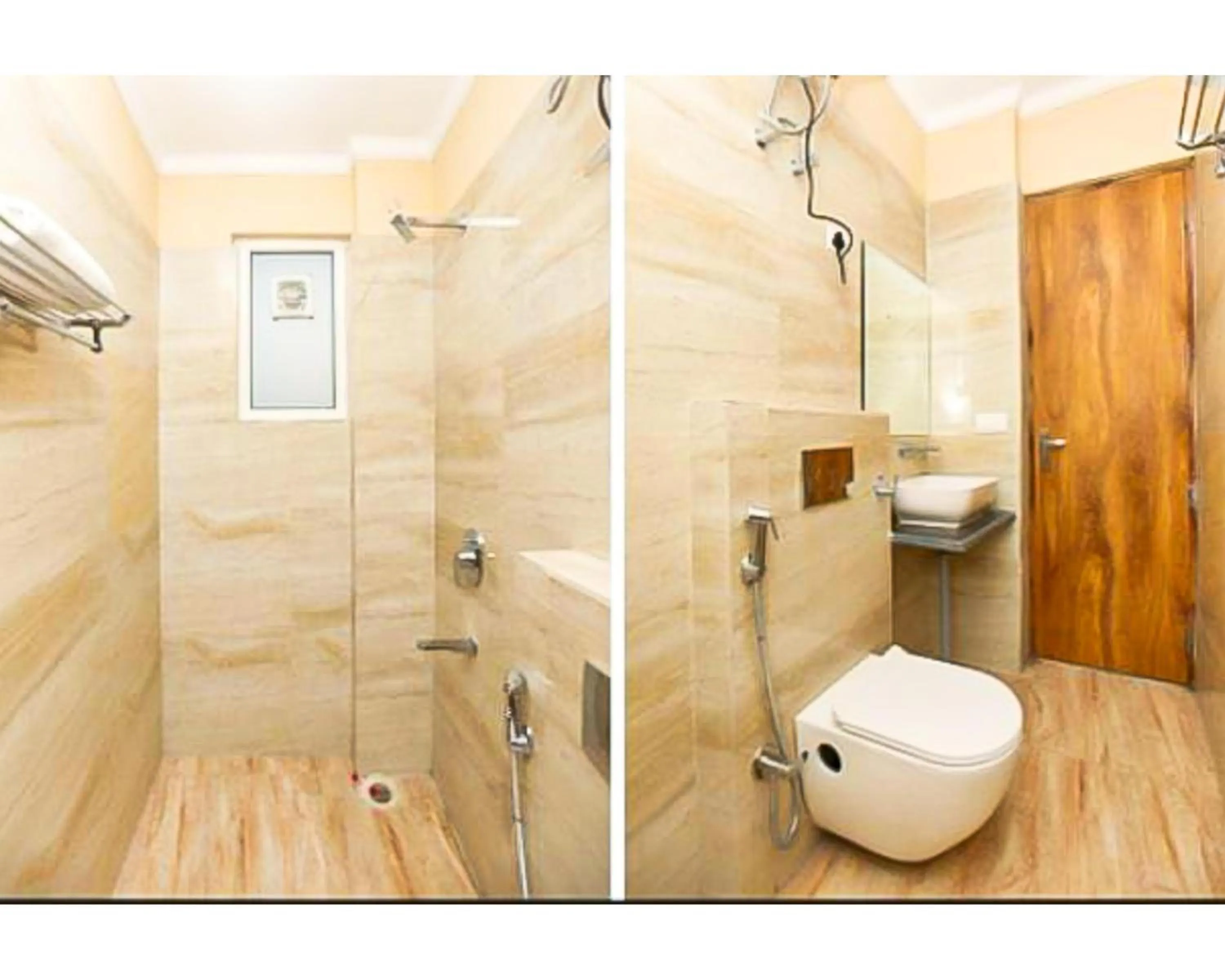 Shower in Hotel Shree Shyam By WB Inn