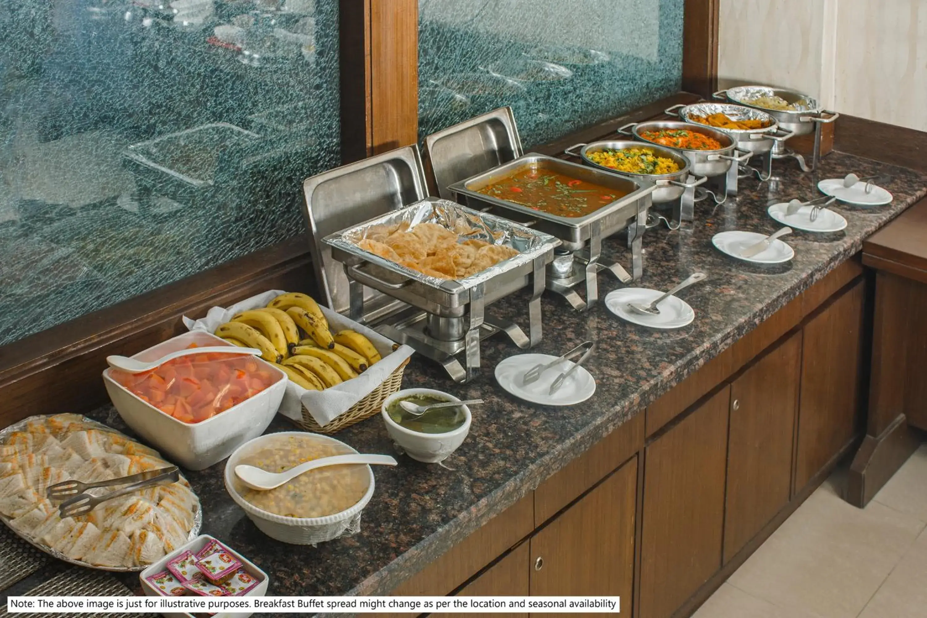 Buffet breakfast in Treebo Premium Vahada 7 Minutes Drive From Ambalapuzha Sree Krishna Swamy Temple Buffet breakfast in Treebo Premium Vahada 7 Minutes Drive From Ambalapuzha Sree Krishna Swamy Temple