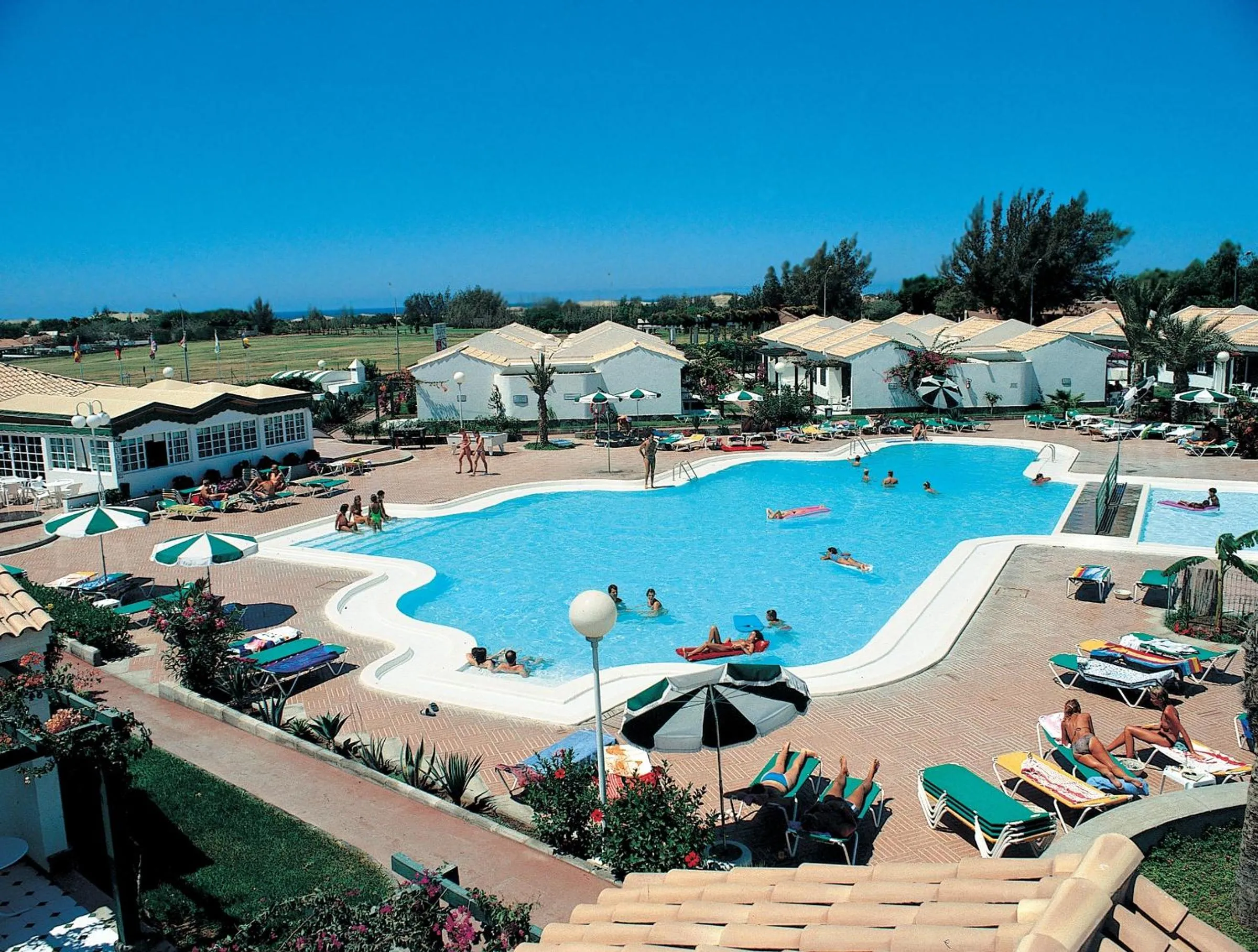 Bird's eye view in Bungalows Campo Golf