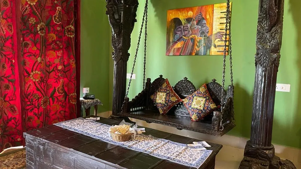 Decorative detail in Habba Kadal Kashmiri Heritage Hotel & Hub