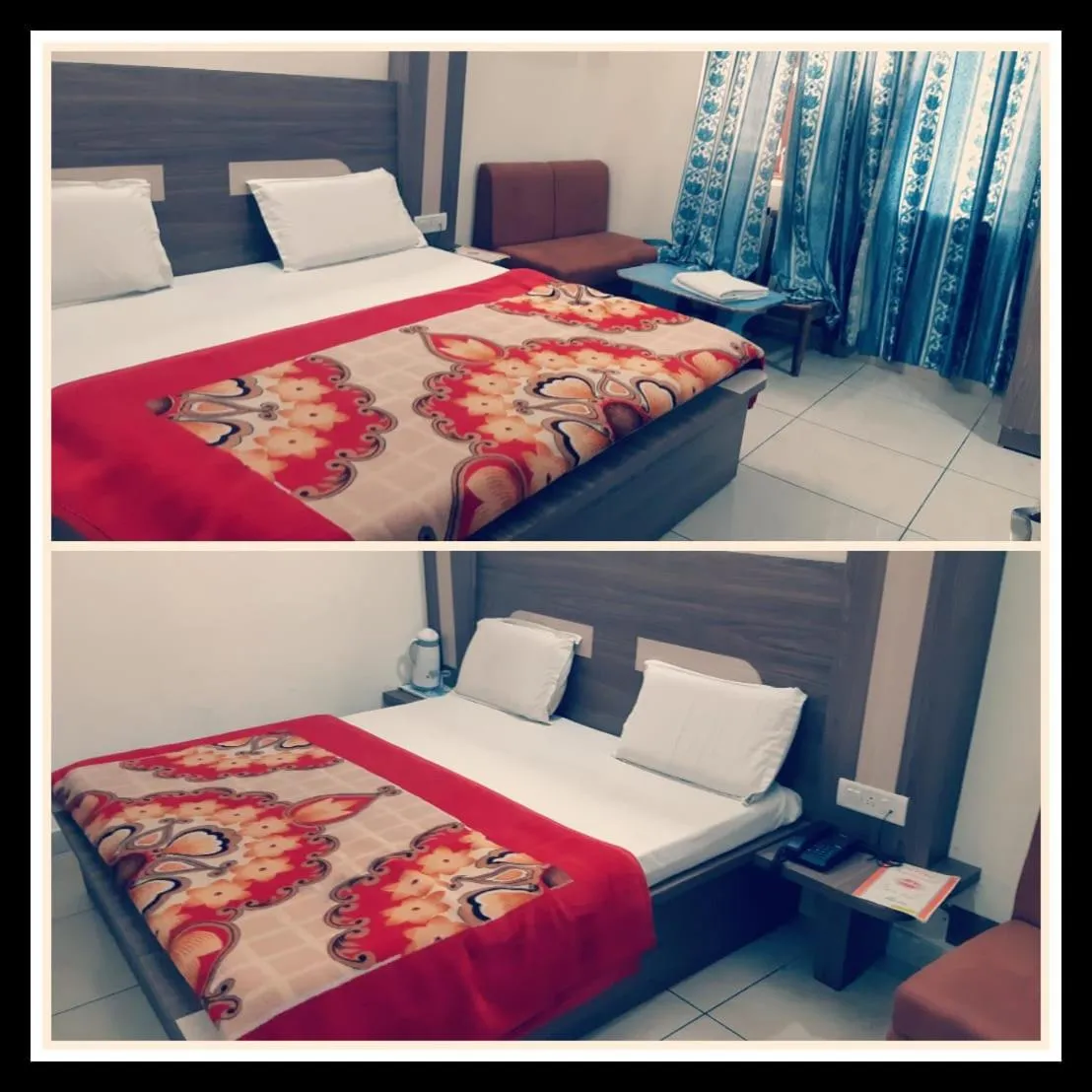 Bed in AASHIRWAD HOTEL