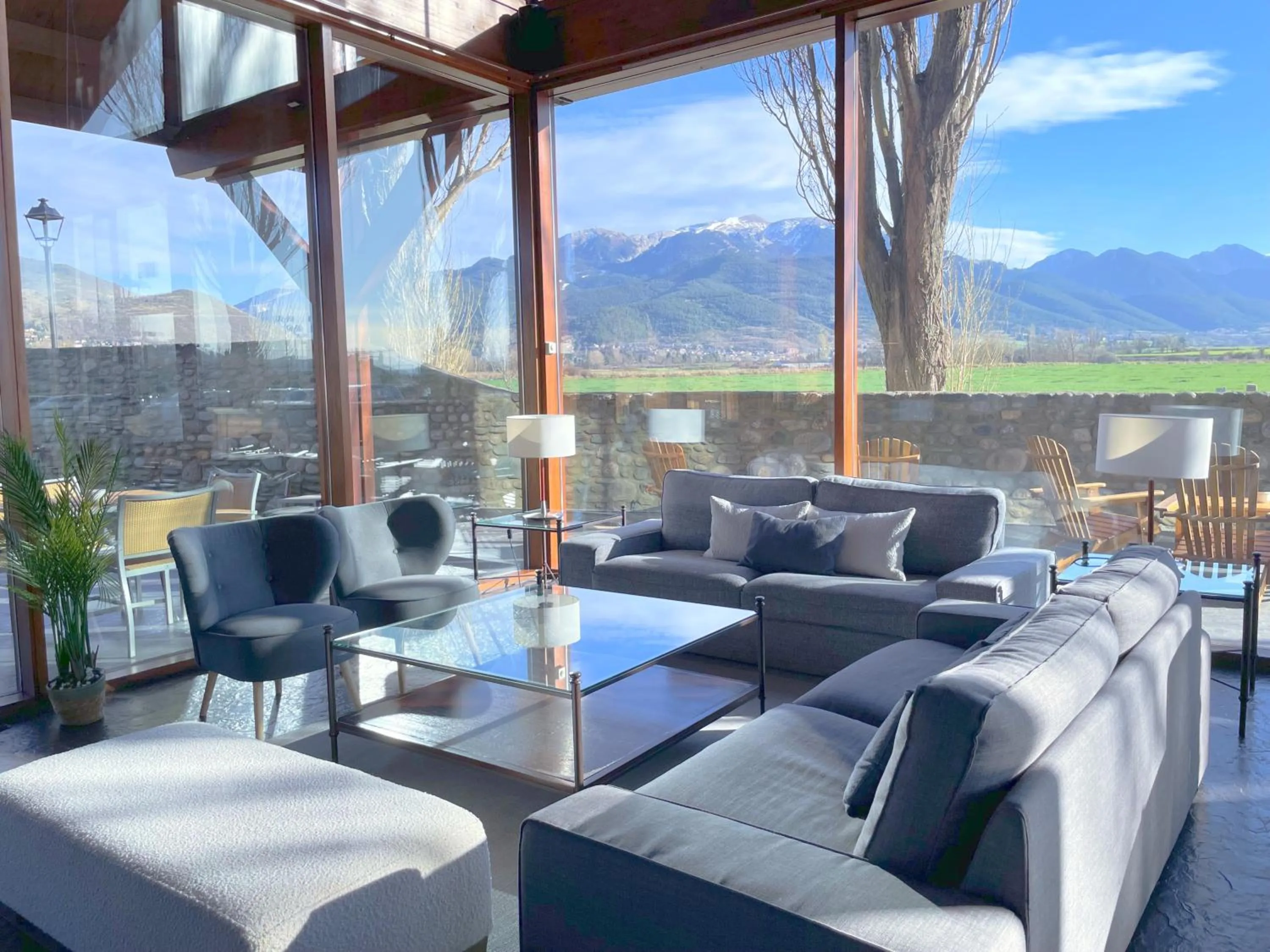 Living room in Hotel Fontanals Golf