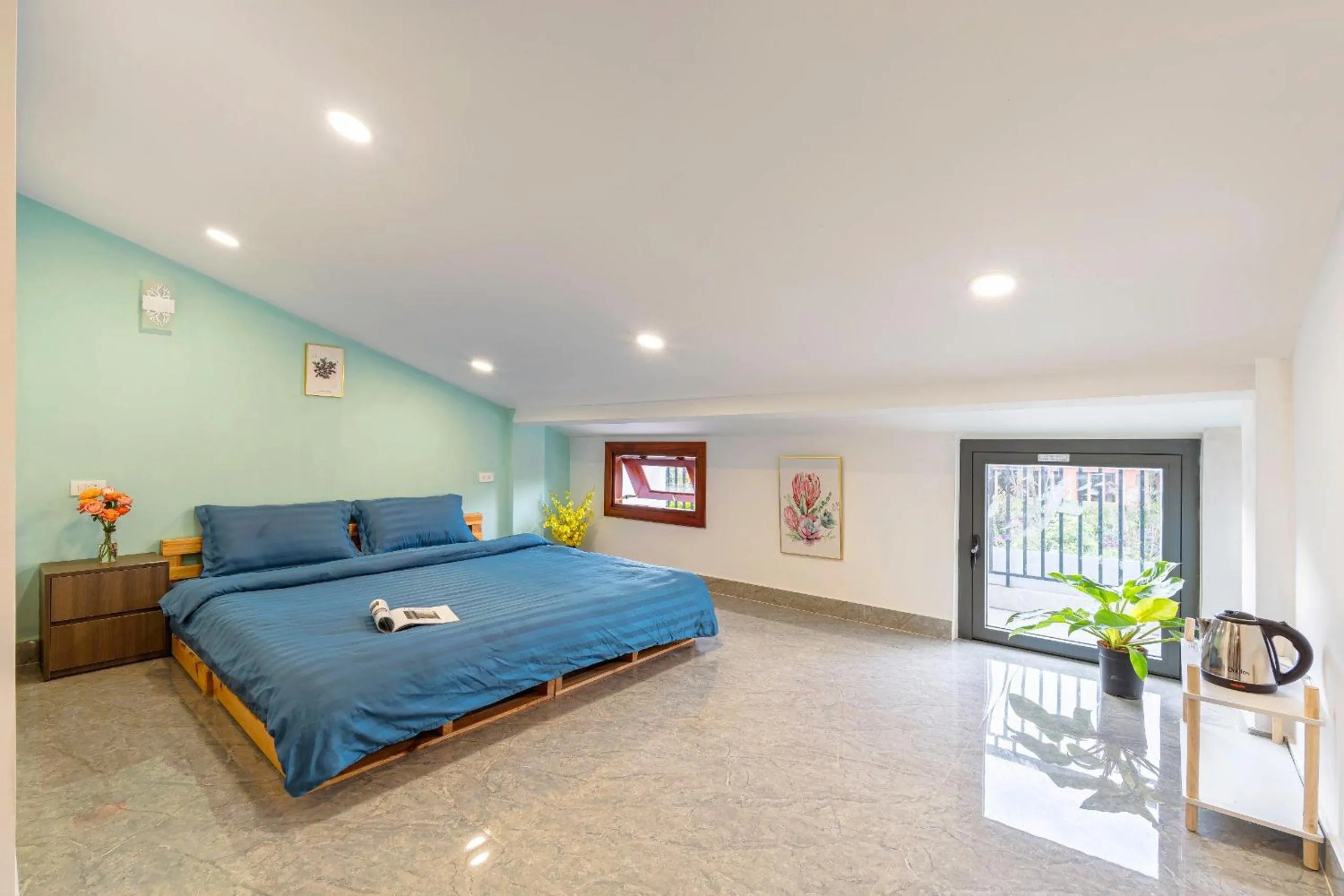 Bed in Nhat Minh Hotel Dalat