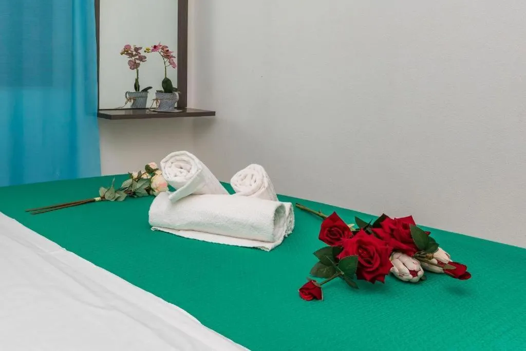 Bed in Sirina House Taormina