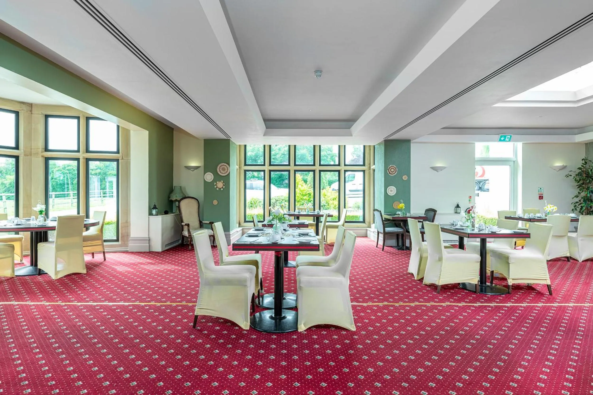 Dining area in Northop Hall Country House Hotel