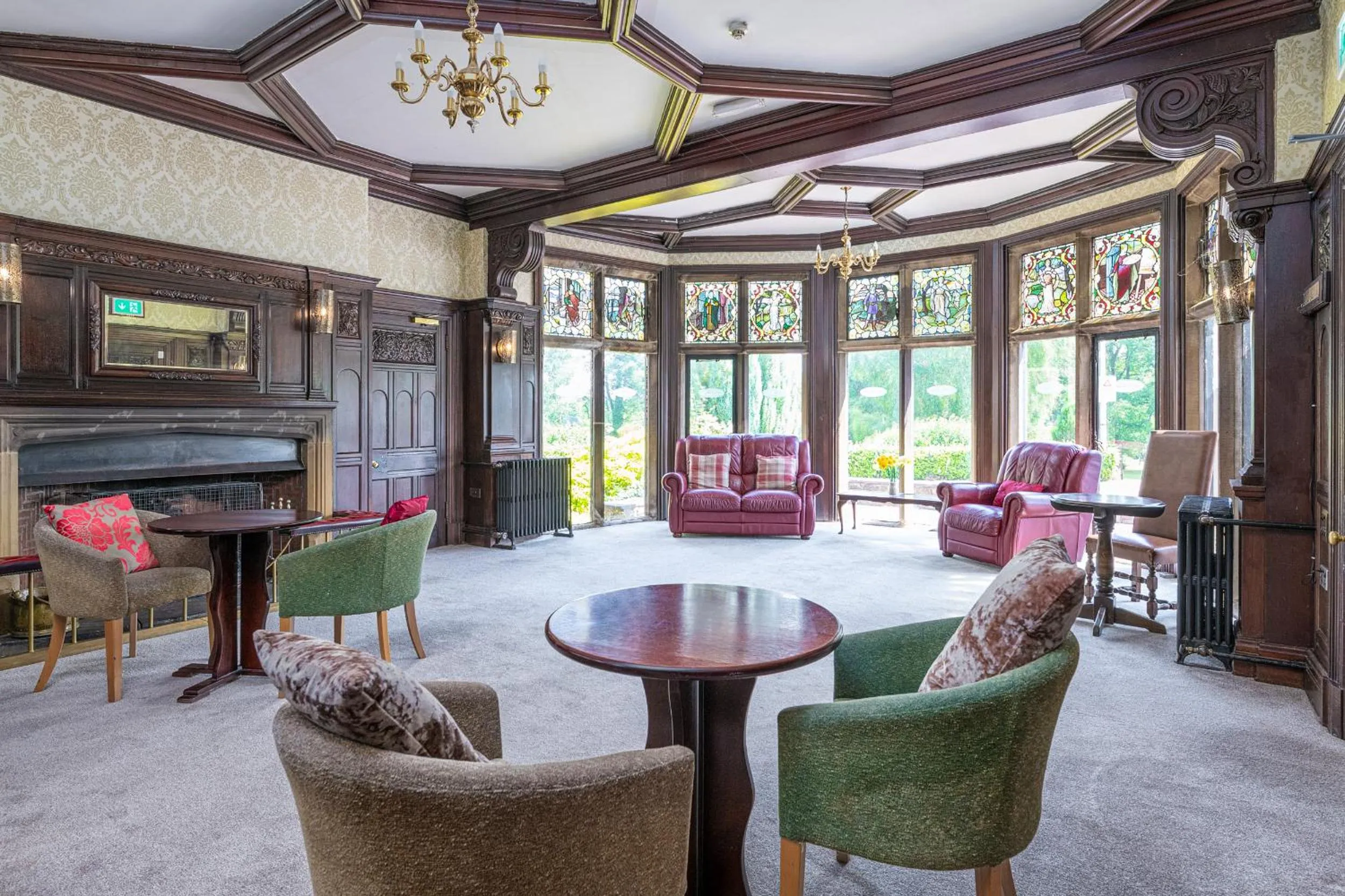 Lounge or bar in Northop Hall Country House Hotel