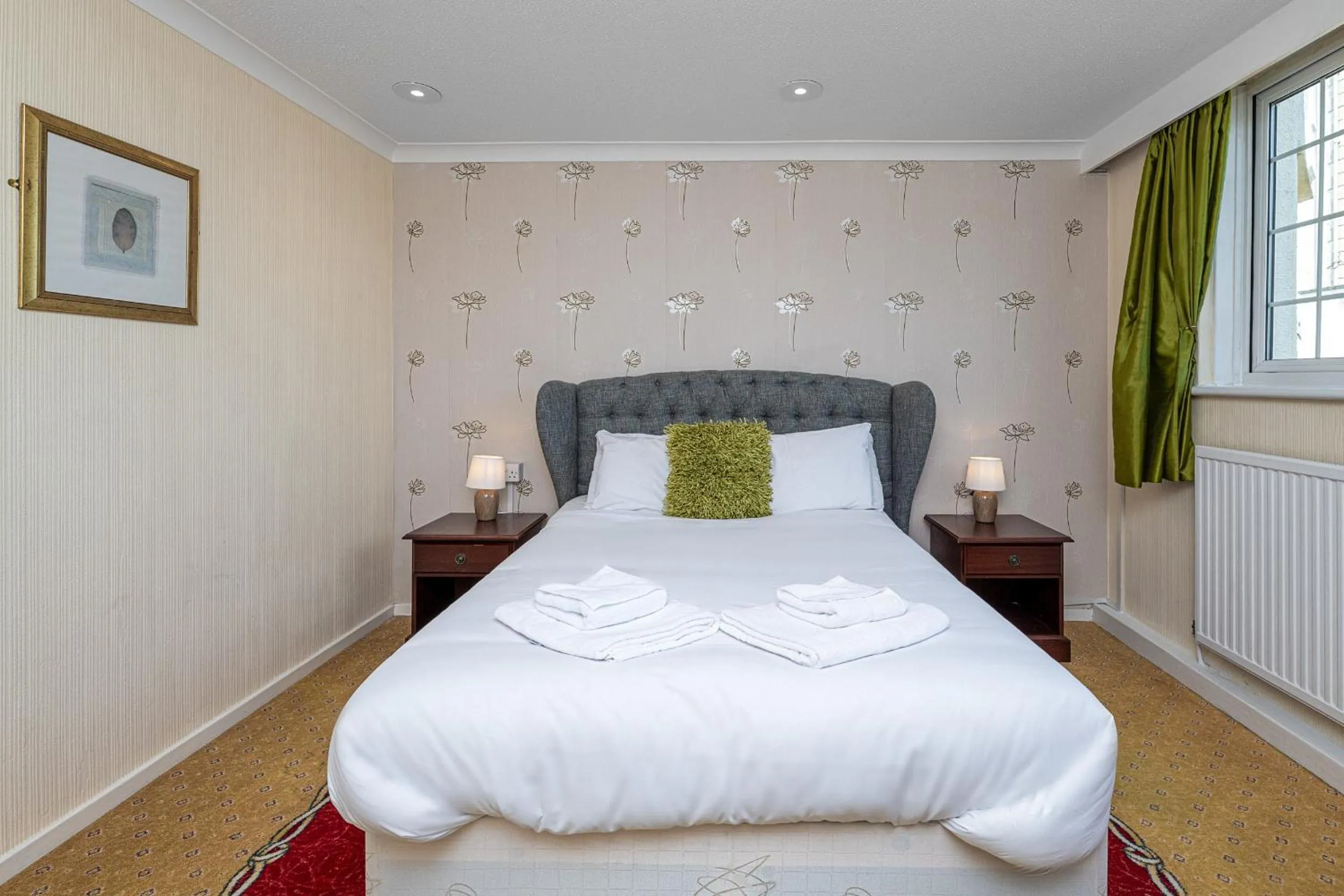 Bed in Northop Hall Country House Hotel